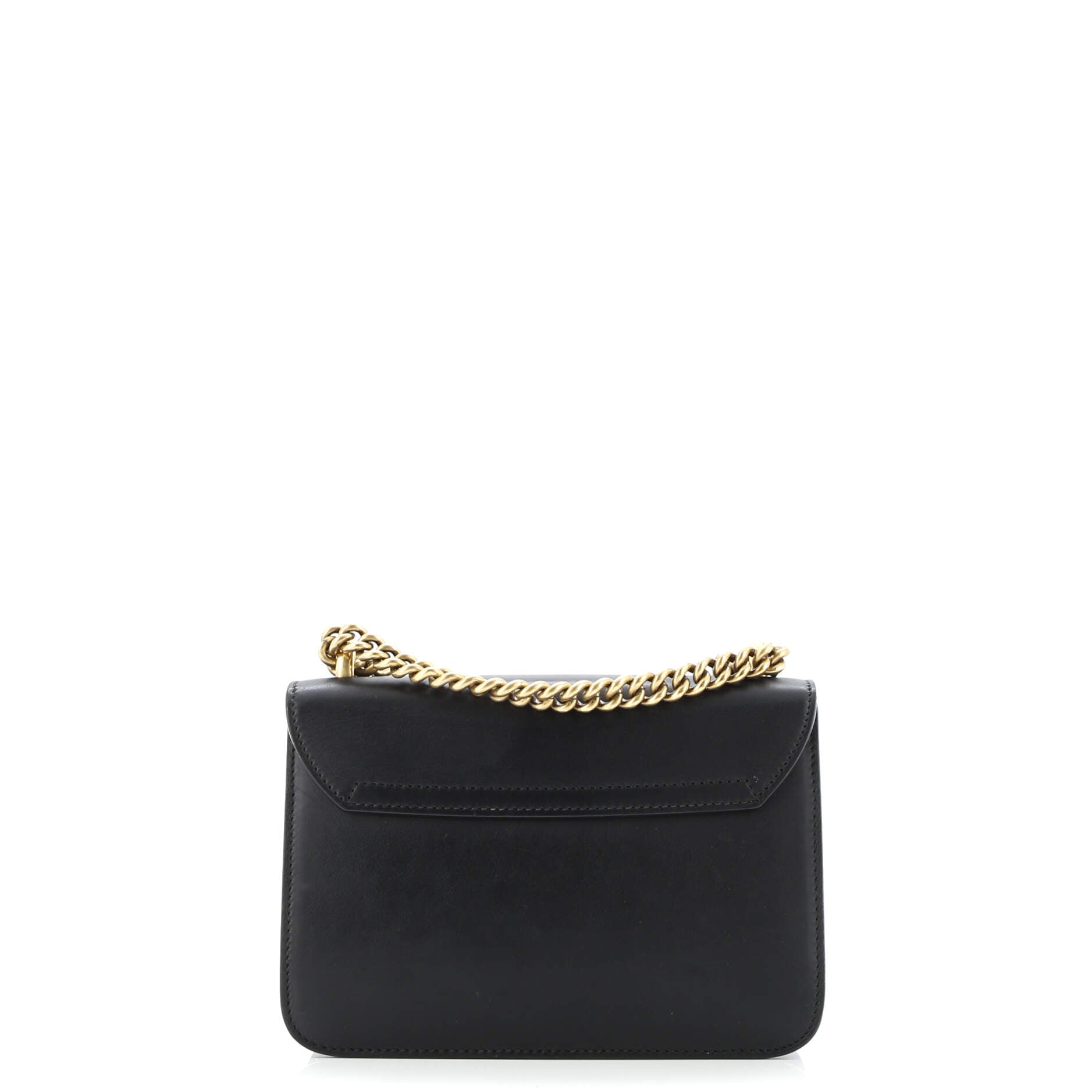 Pearly Peony Chain Shoulder Bag Leather Small
