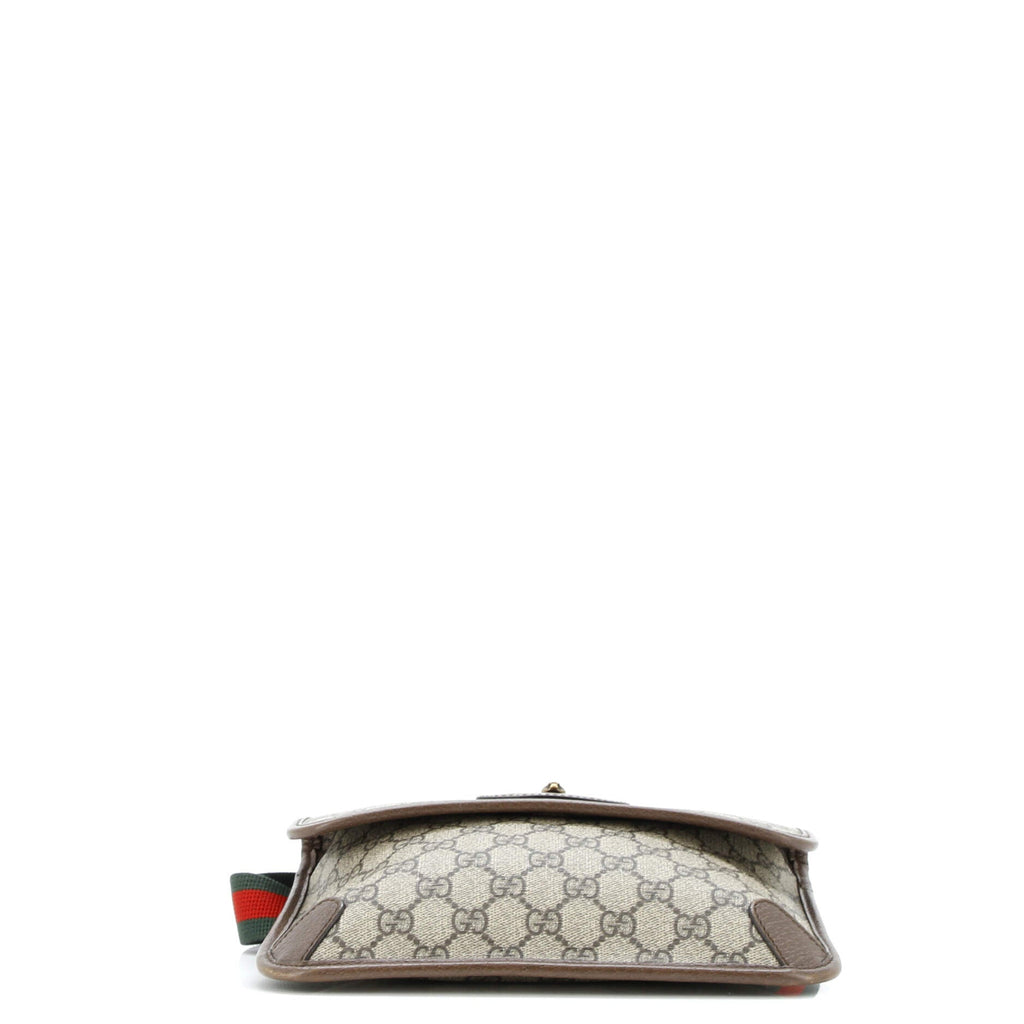 Neo Vintage Flap Belt Bag GG Coated Canvas