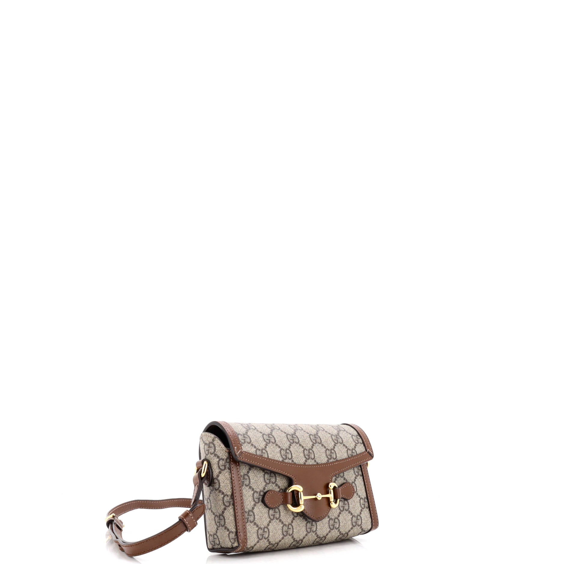 Horsebit 1955 Flap Crossbody Bag GG Coated Canvas Mini