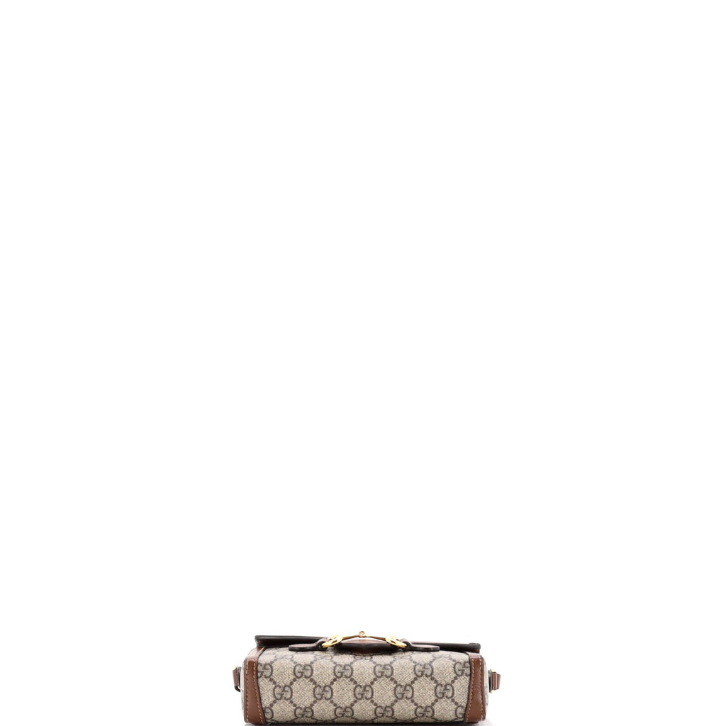 Horsebit 1955 Flap Crossbody Bag GG Coated Canvas Mini