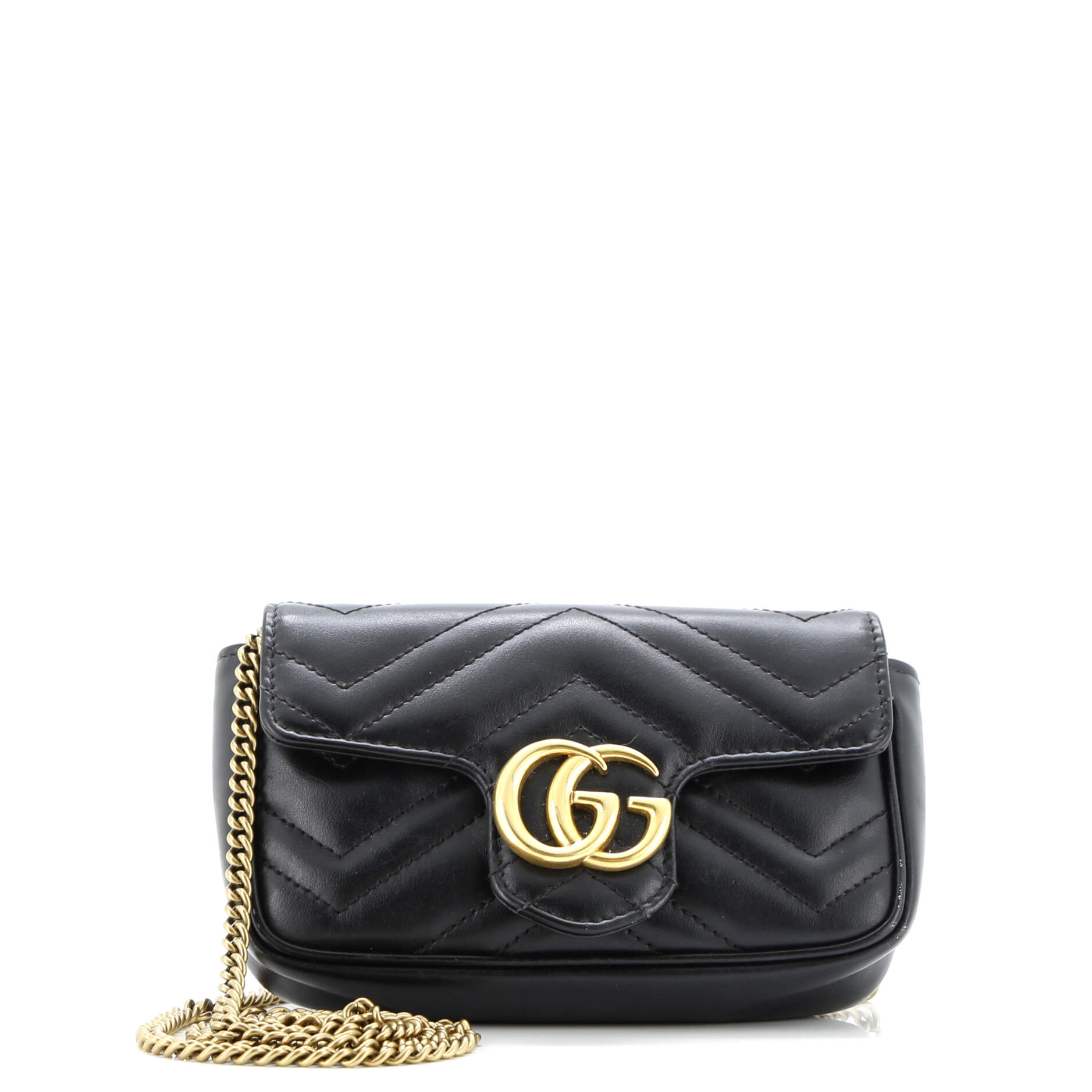 GG Marmont Flap Bag Matelasse Leather Super Mini