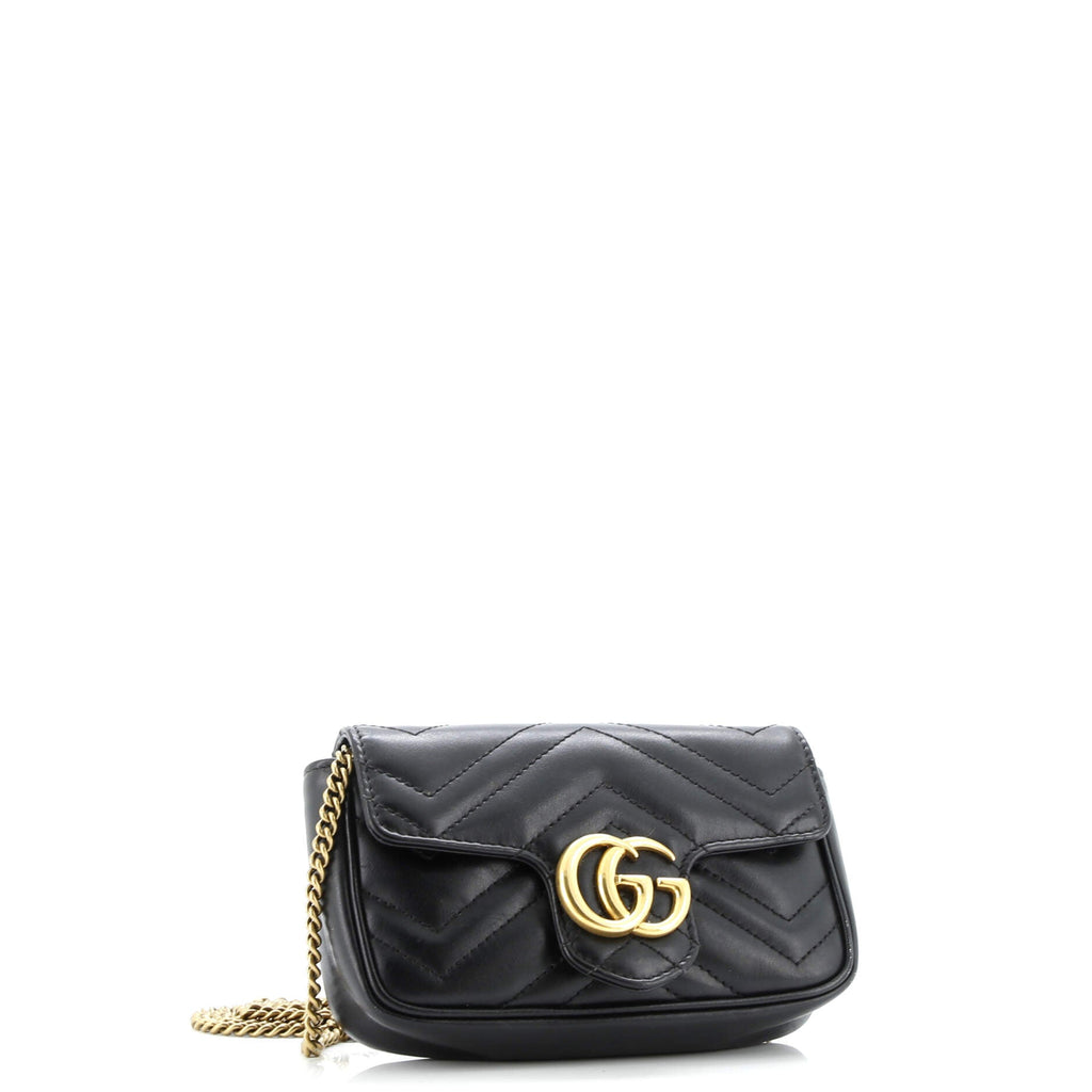 GG Marmont Flap Bag Matelasse Leather Super Mini