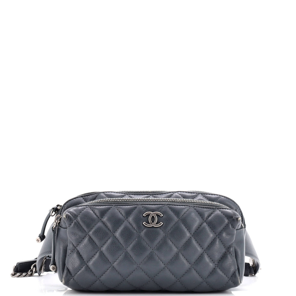 Street CC Waist Bag Quilted Calfskin