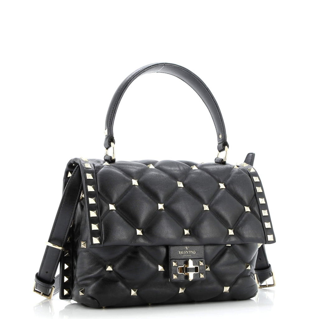 Candystud Top Handle Bag Leather Medium