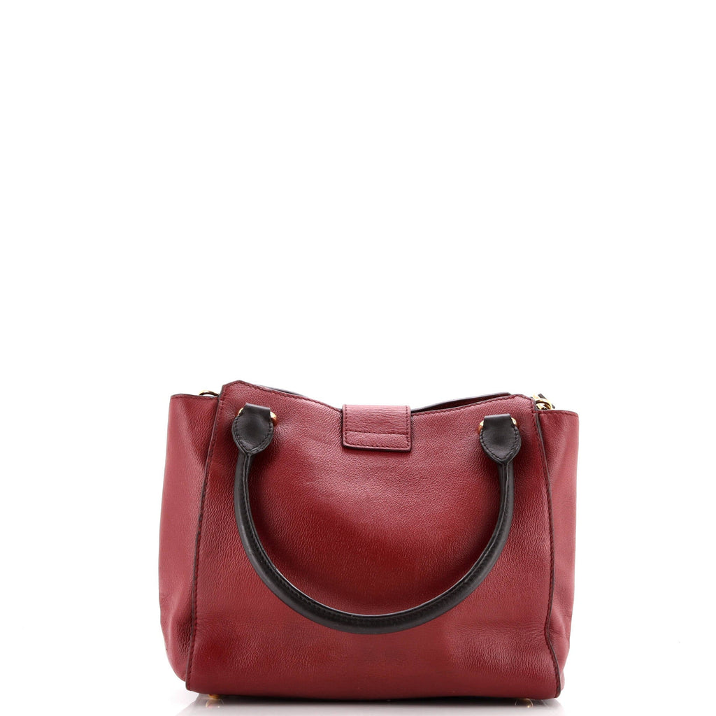 Buckle Tote Leather Medium