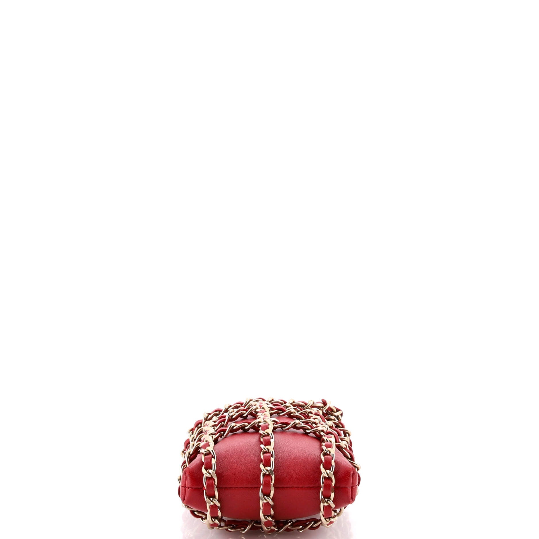 Tech Me Out Clutch With Chain Lambskin