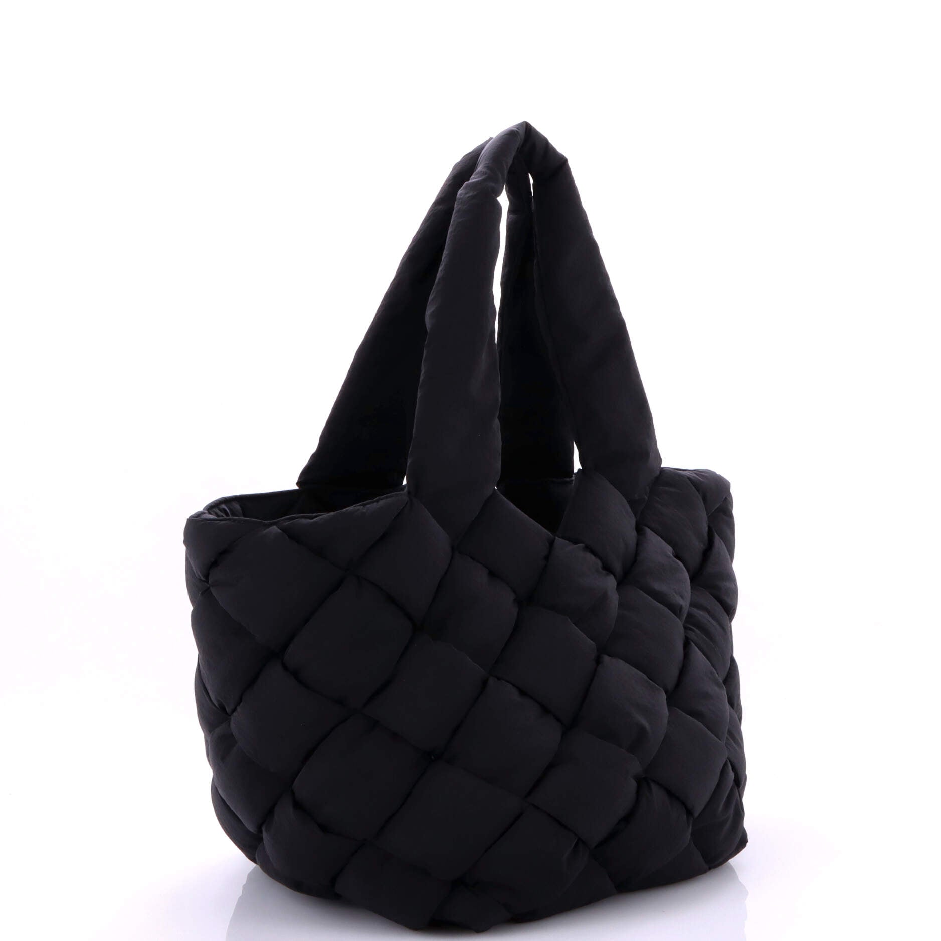 Cassette Paper Tote Intrecciato Nylon