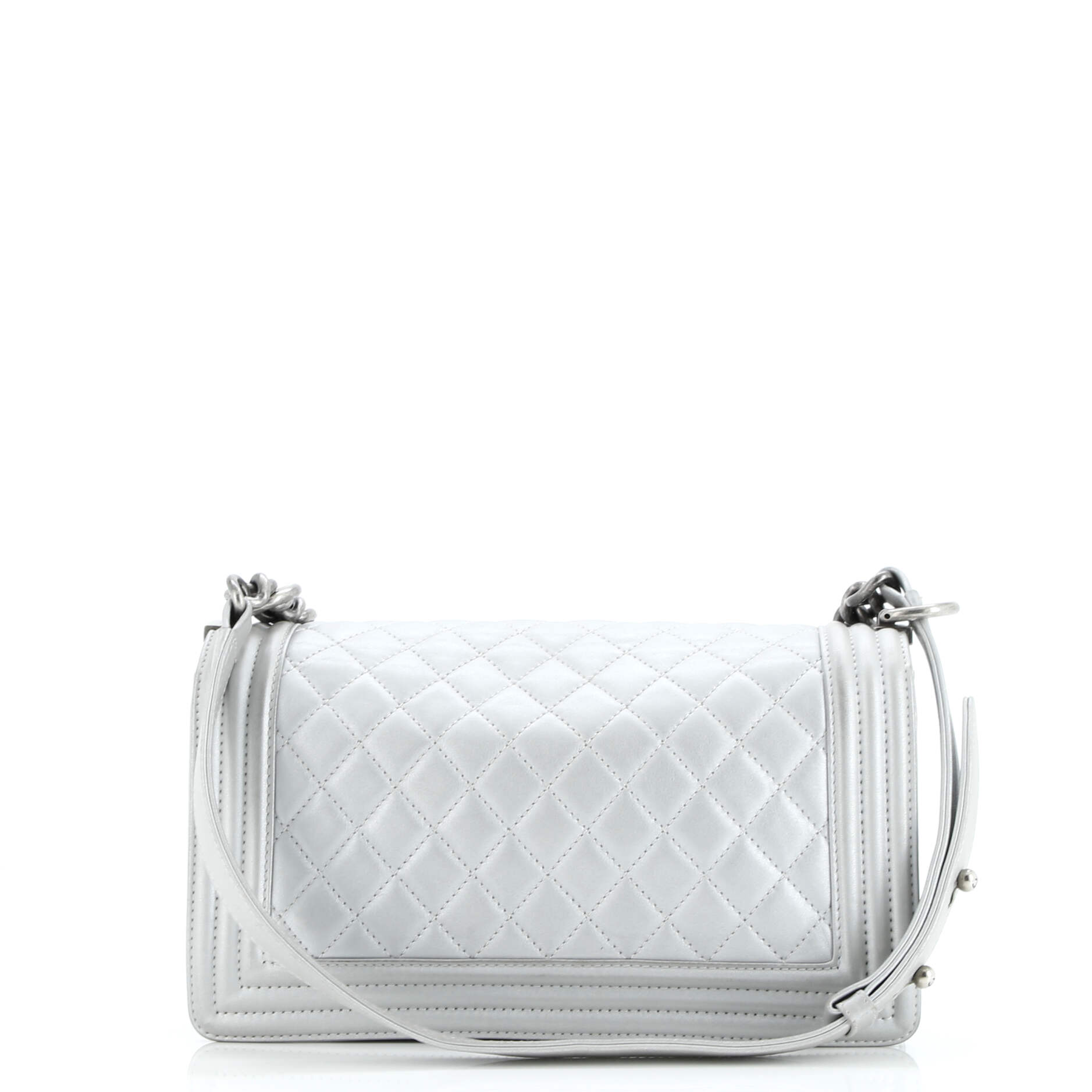Boy Flap Bag Quilted Calfskin Old Medium