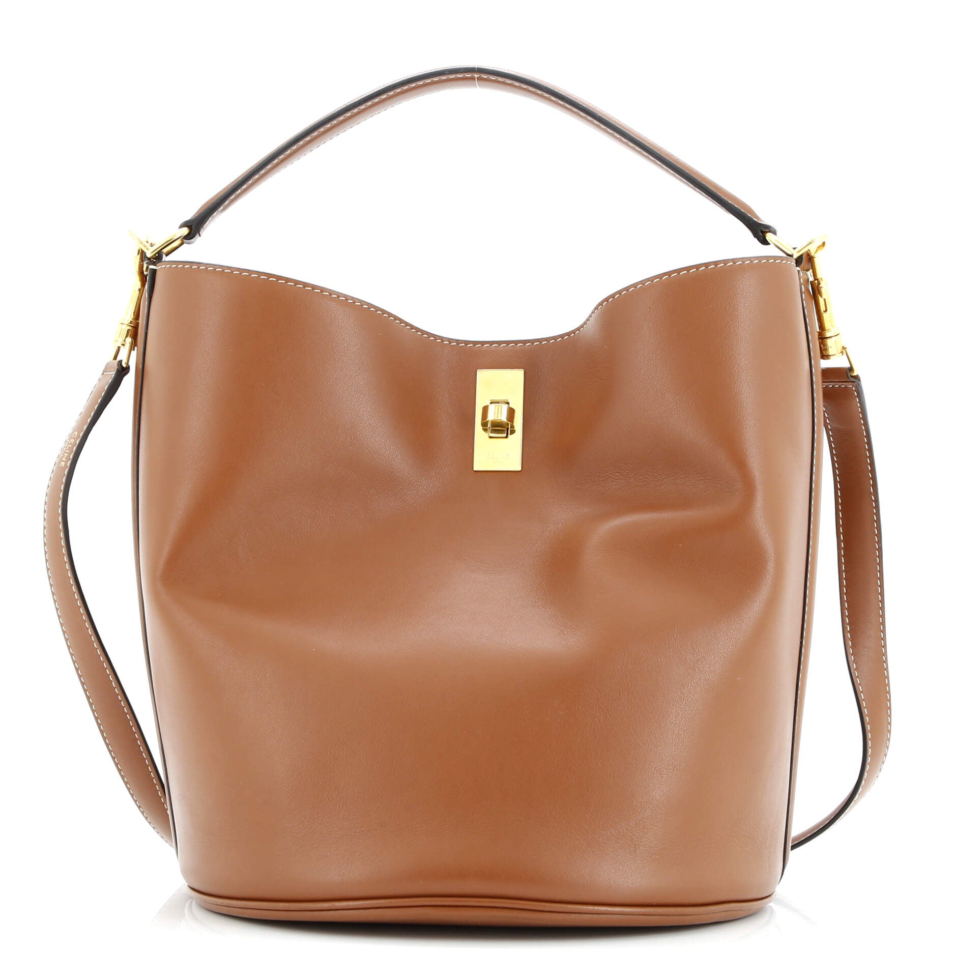 Bucket 16 Bag Leather