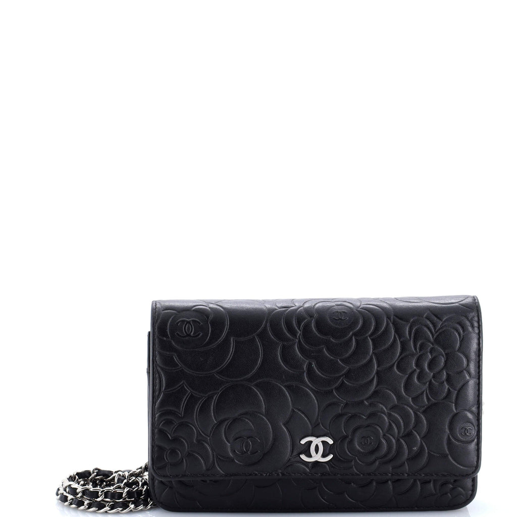 Wallet on Chain Camellia Lambskin