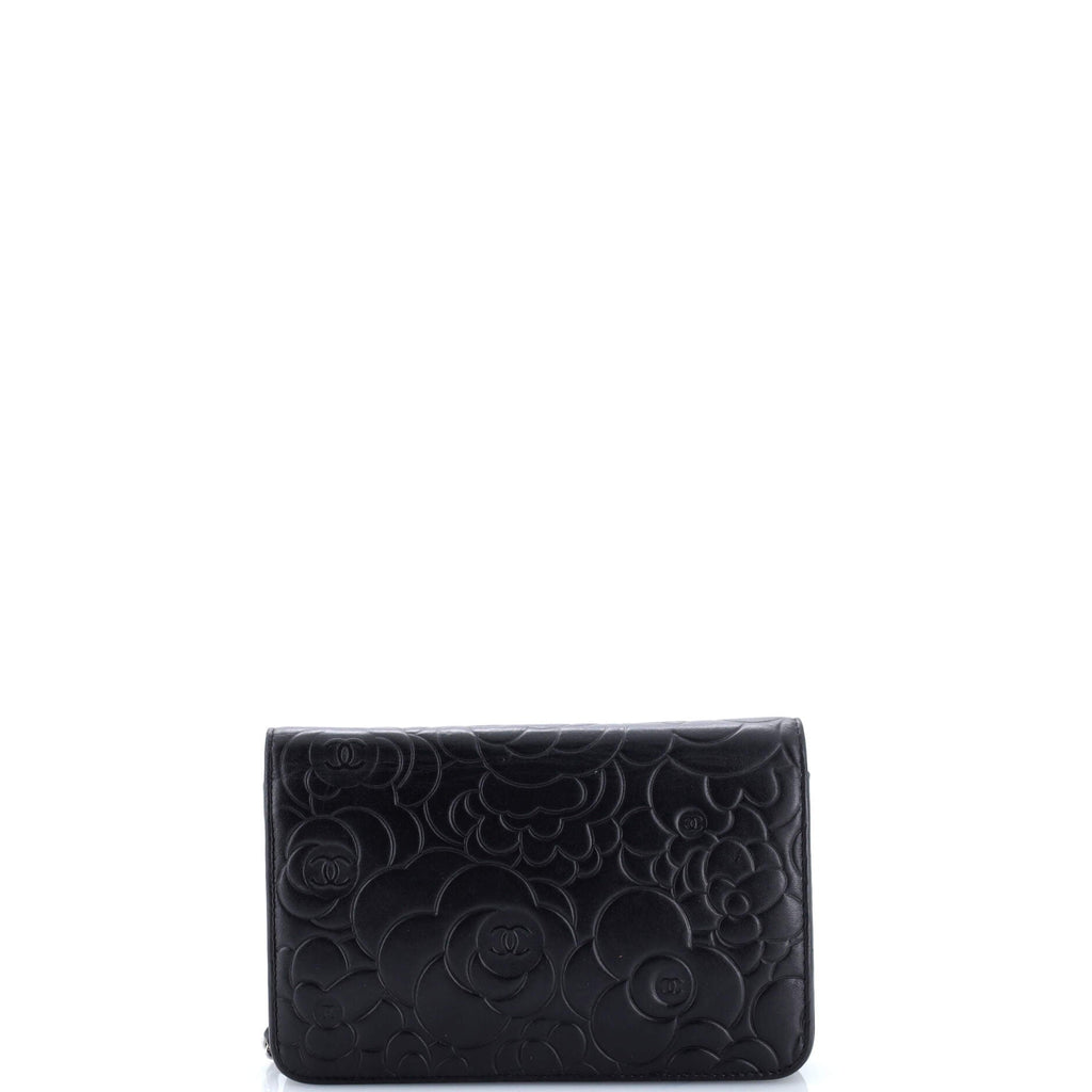 Wallet on Chain Camellia Lambskin