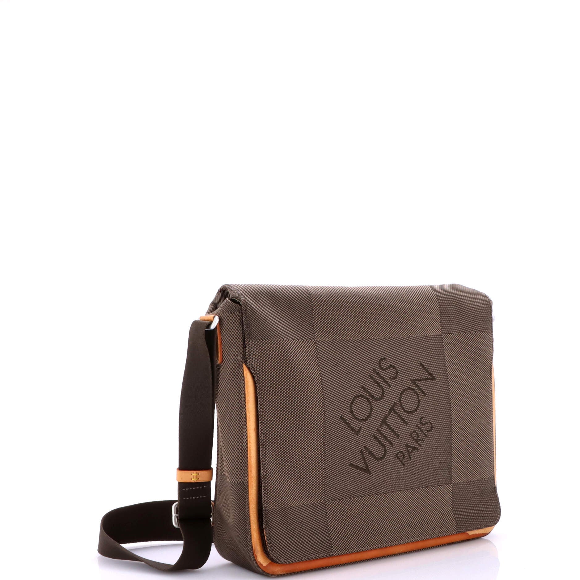 Terre Messenger Bag Damier Geant Canvas
