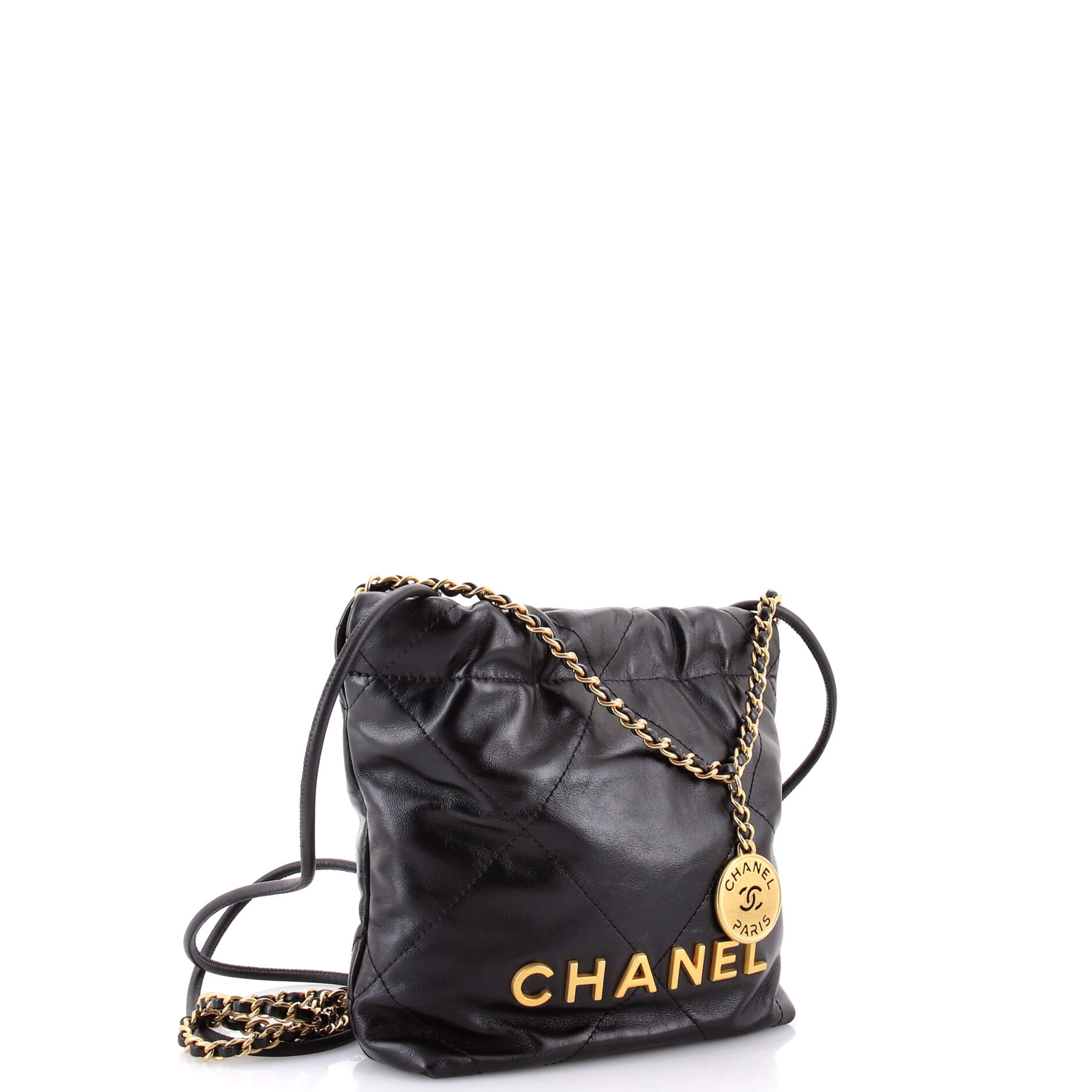 22 Chain Hobo Quilted Calfskin Mini