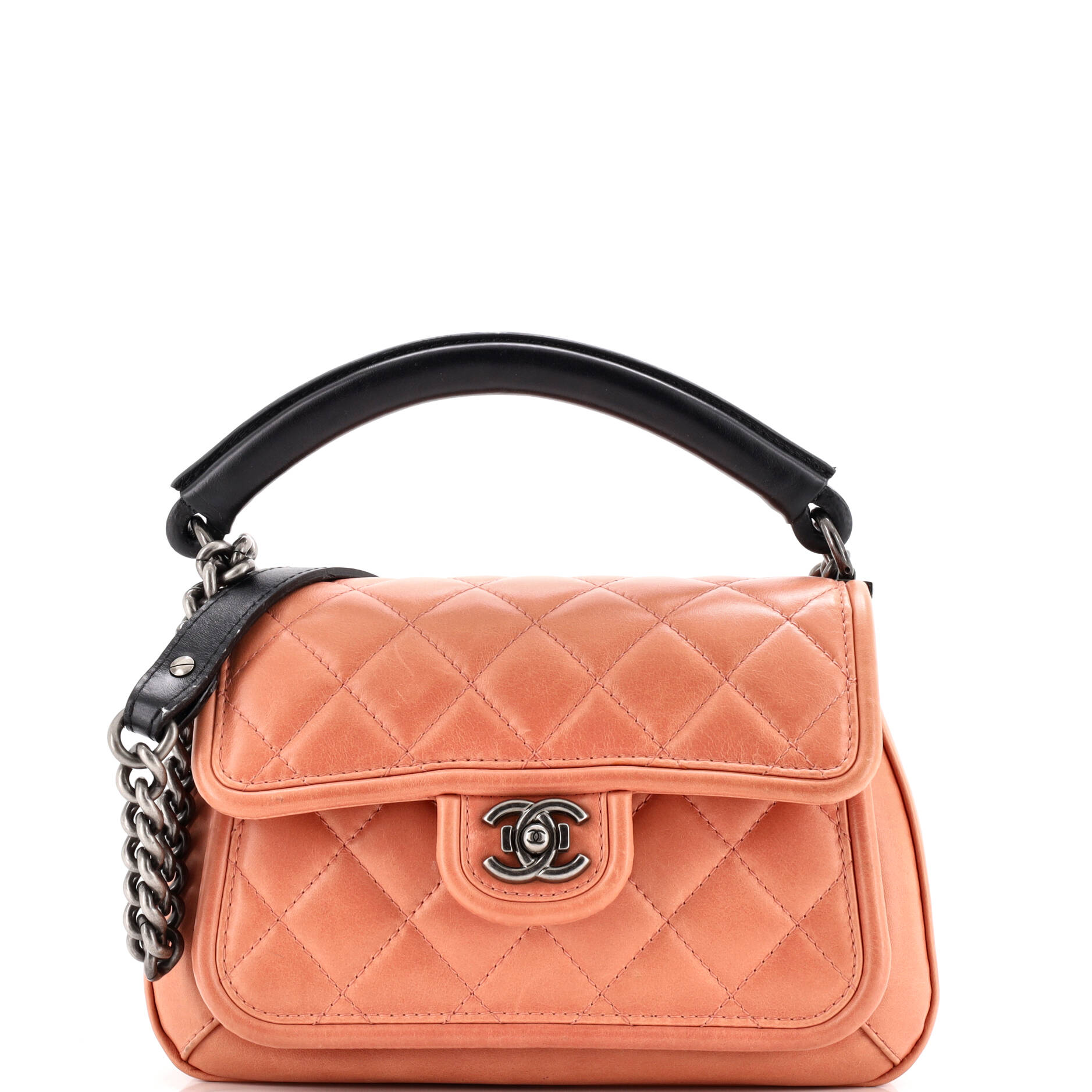 Prestige Flap Bag Quilted Calfskin Medium