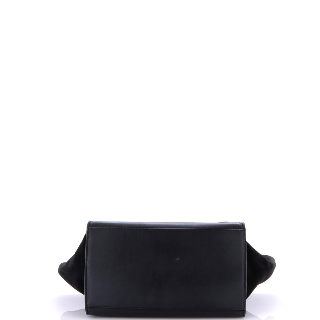 Trapeze Bag Crocodile Embossed Leather Medium