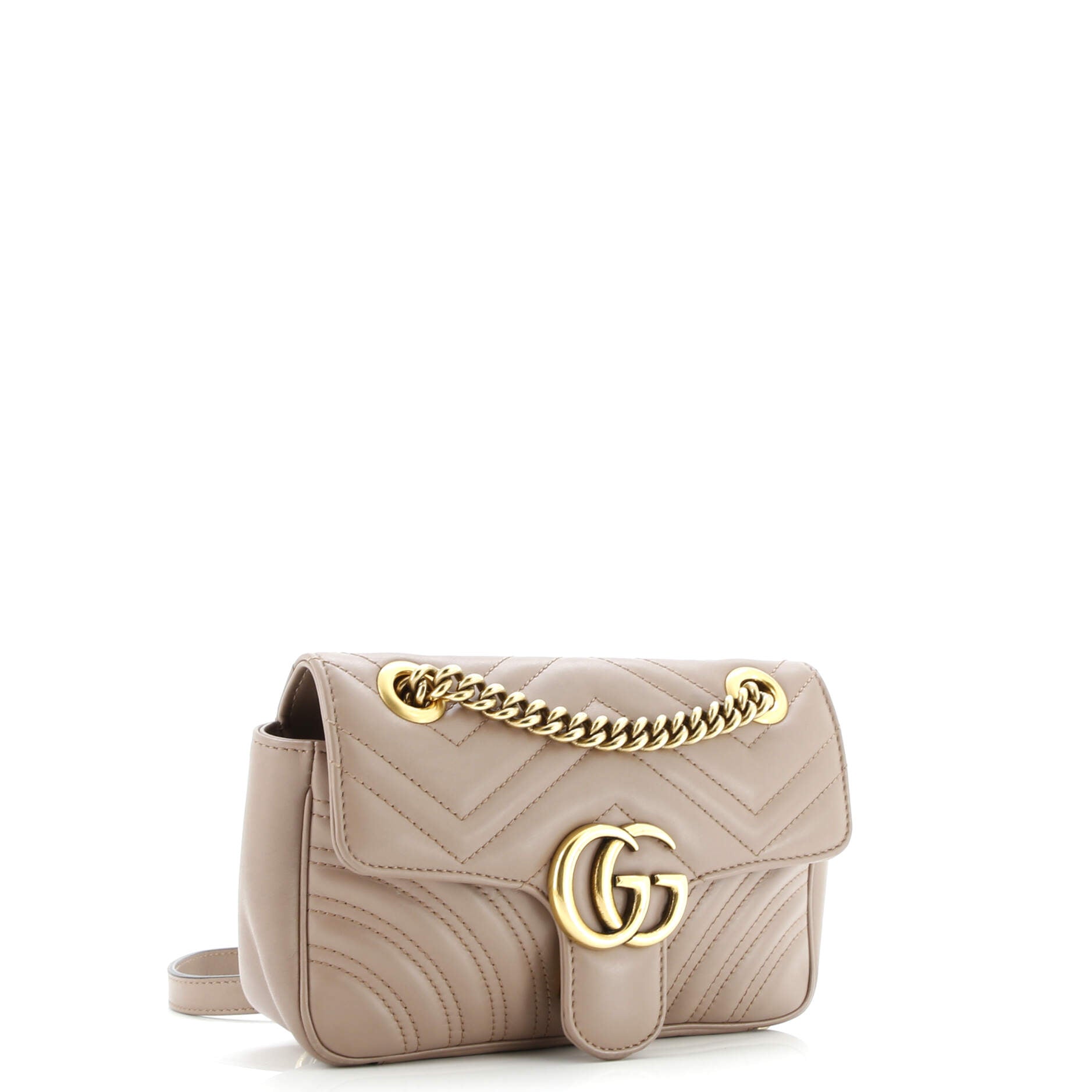 GG Marmont Flap Bag Matelasse Leather Mini