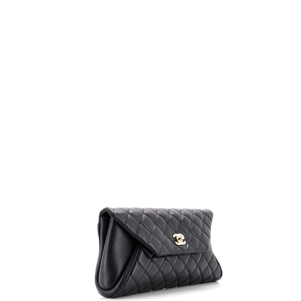 Fold Up Again Clutch Quilted Lambskin