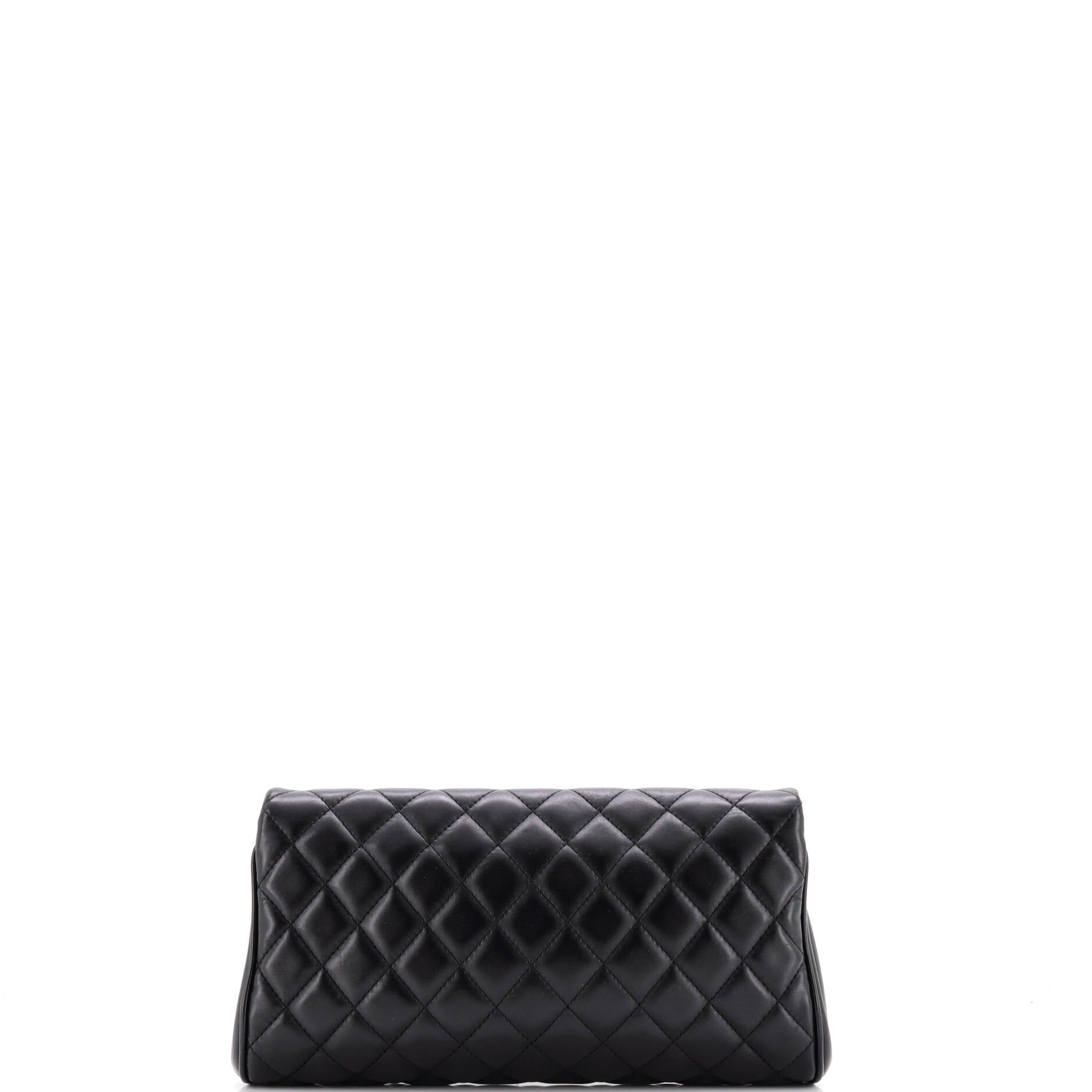 Fold Up Again Clutch Quilted Lambskin