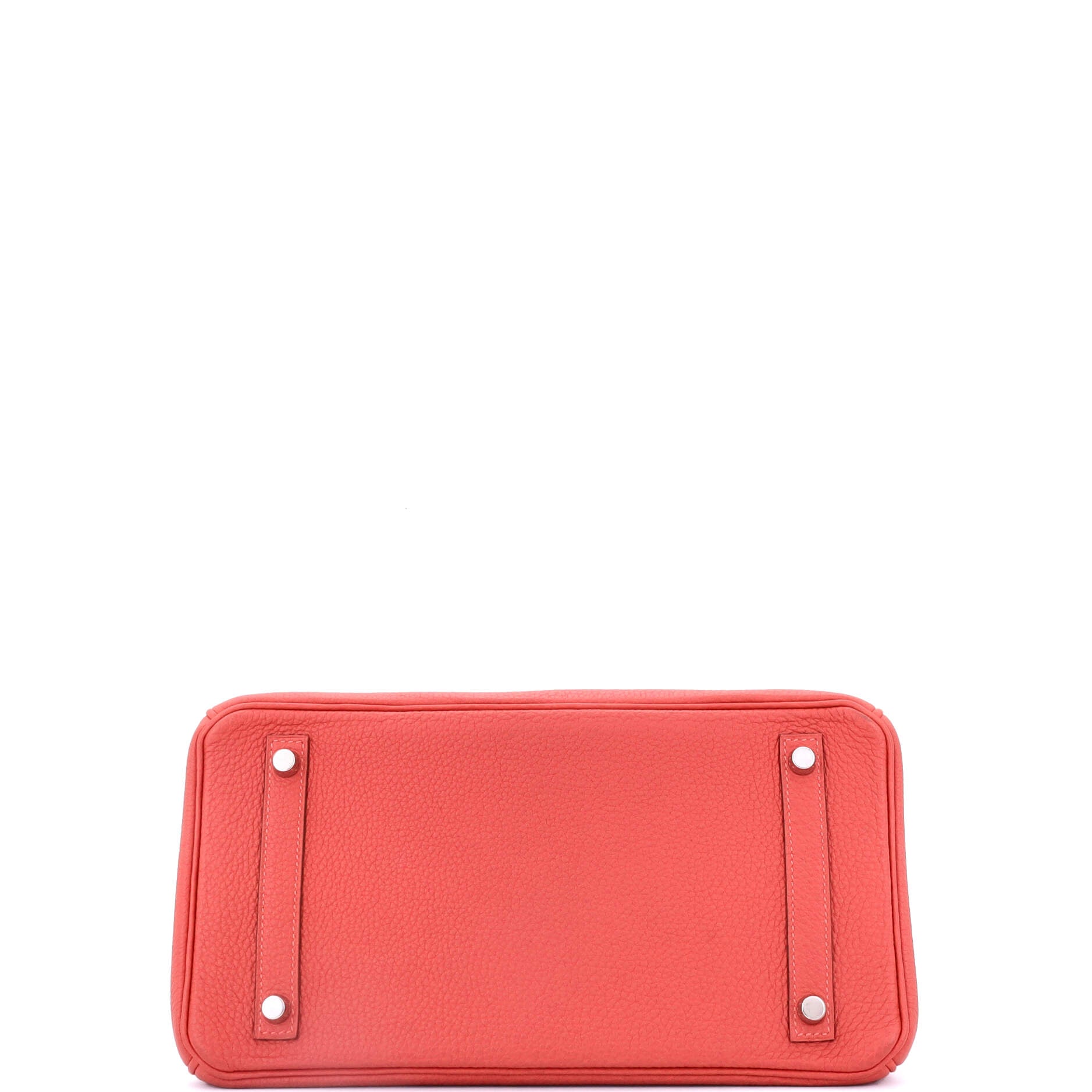 Birkin Handbag Rouge Pivoine Togo with Palladium Hardware 30