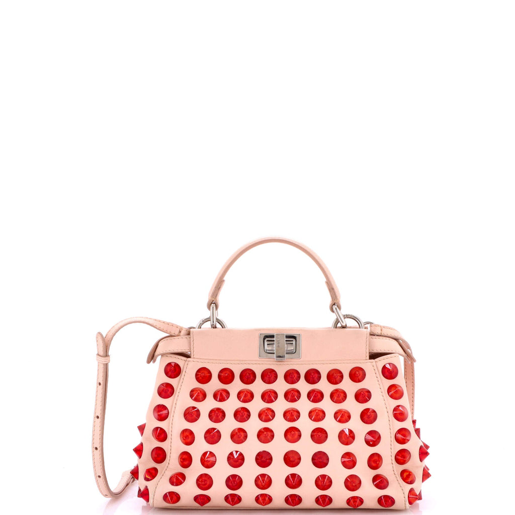Peekaboo Bag Studded Leather Mini