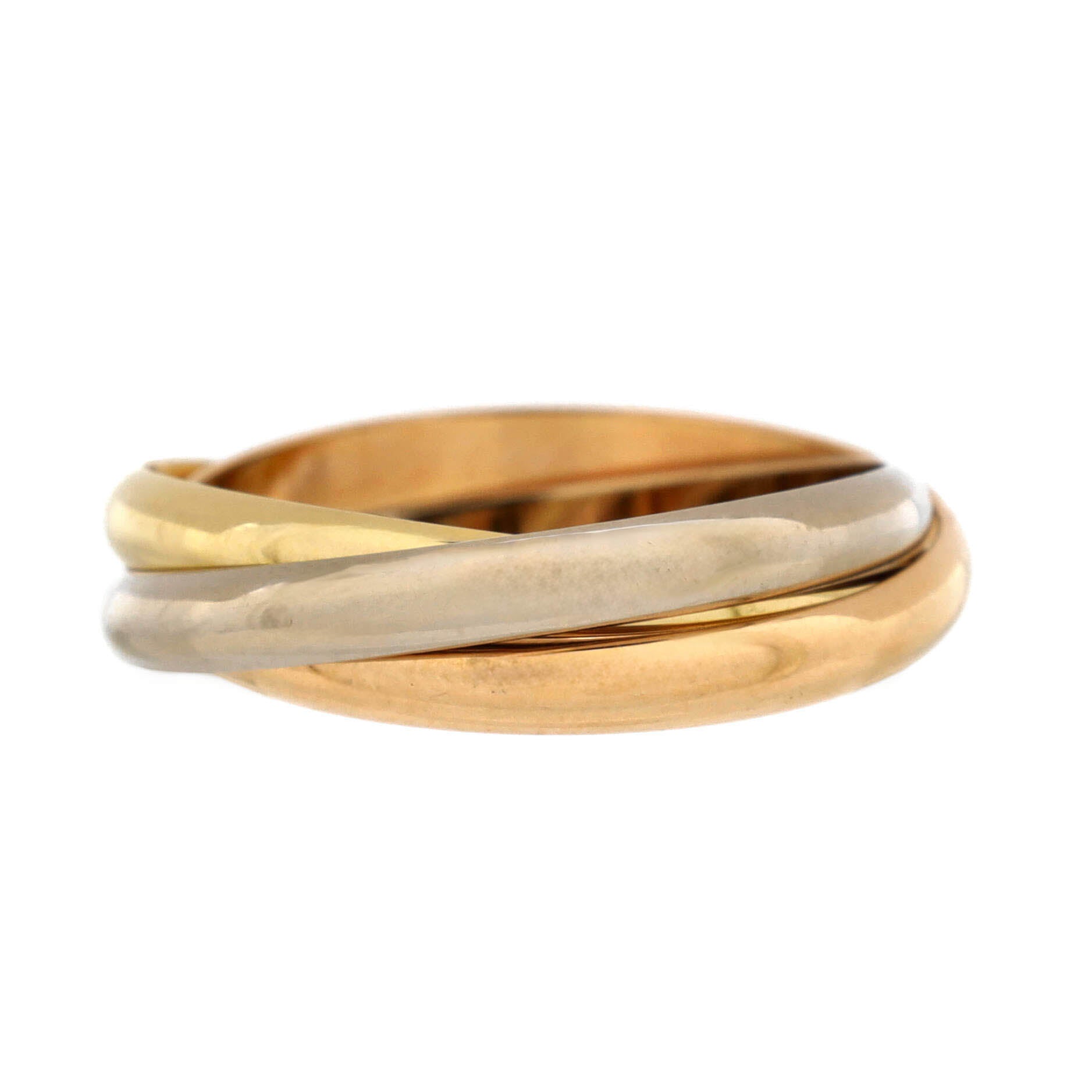 Trinity Ring 18K Tricolor Gold Small