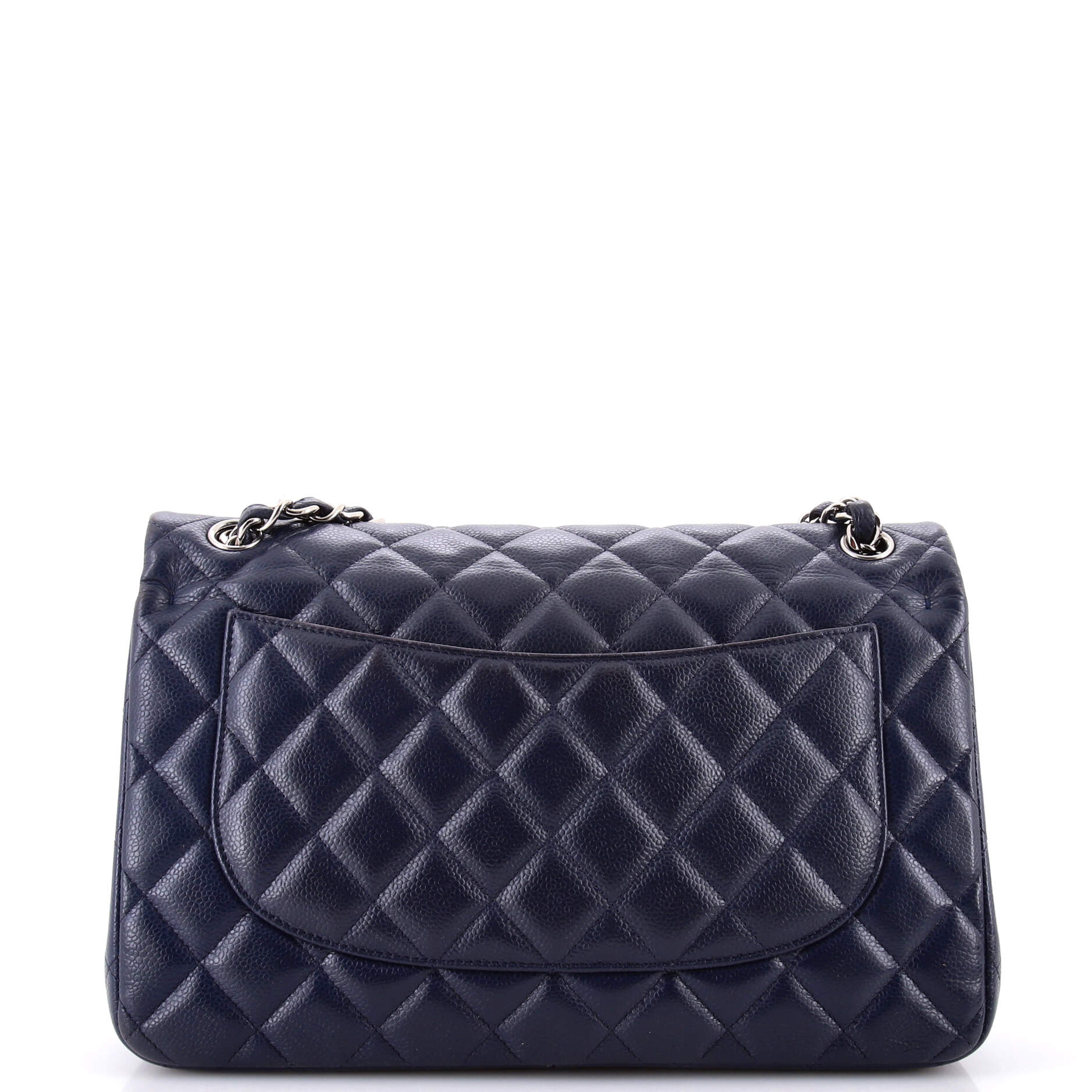 Classic Double Flap Bag Quilted Caviar Jumbo