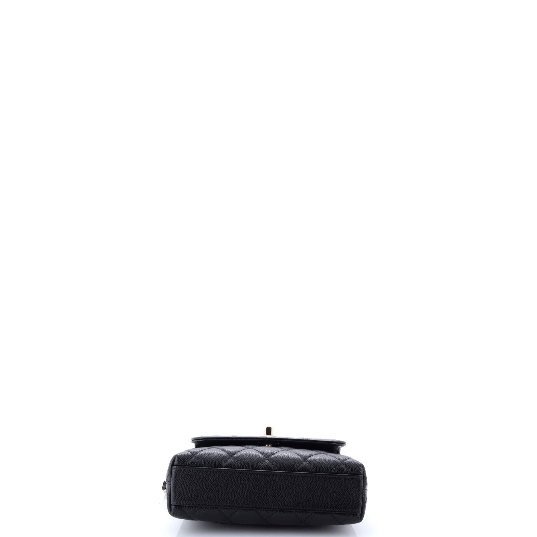 Coco Top Handle Bag Quilted Caviar Extra Mini