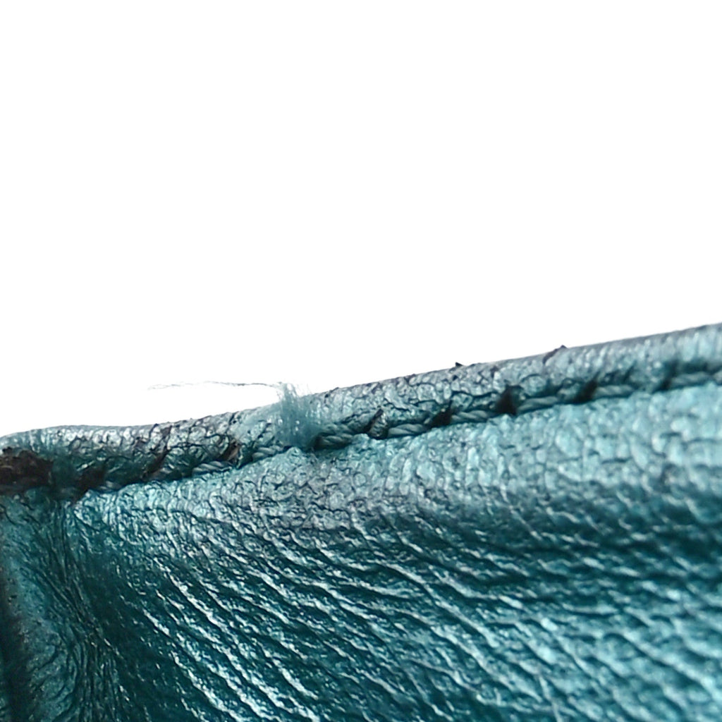 Metallic Calfskin 2.55 Reissue 225 Flap Turquoise