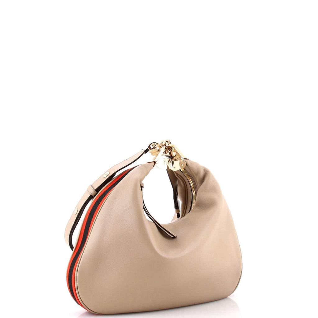 Attache Shoulder Bag Leather Large