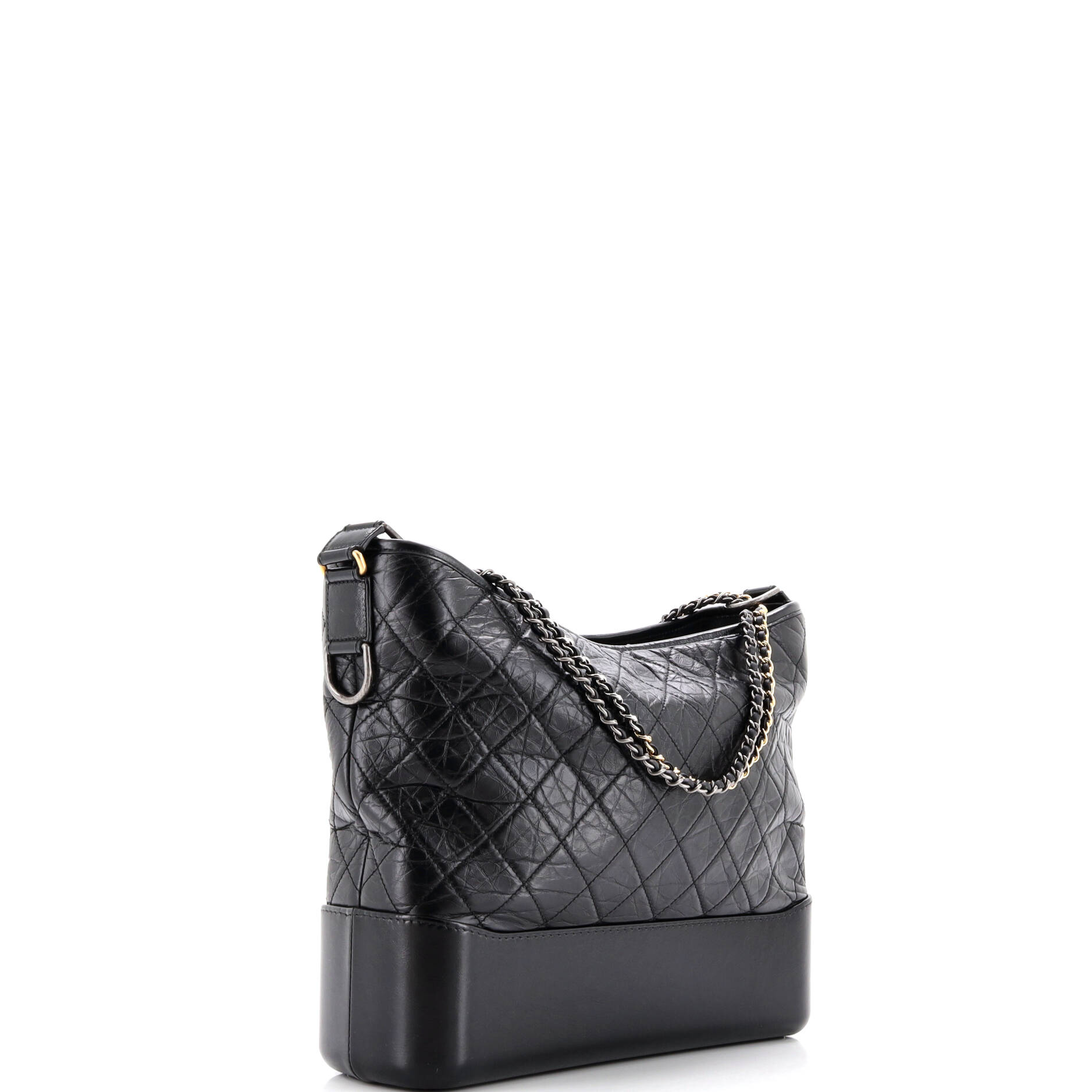 Gabrielle Hobo Quilted Aged Calfskin Large