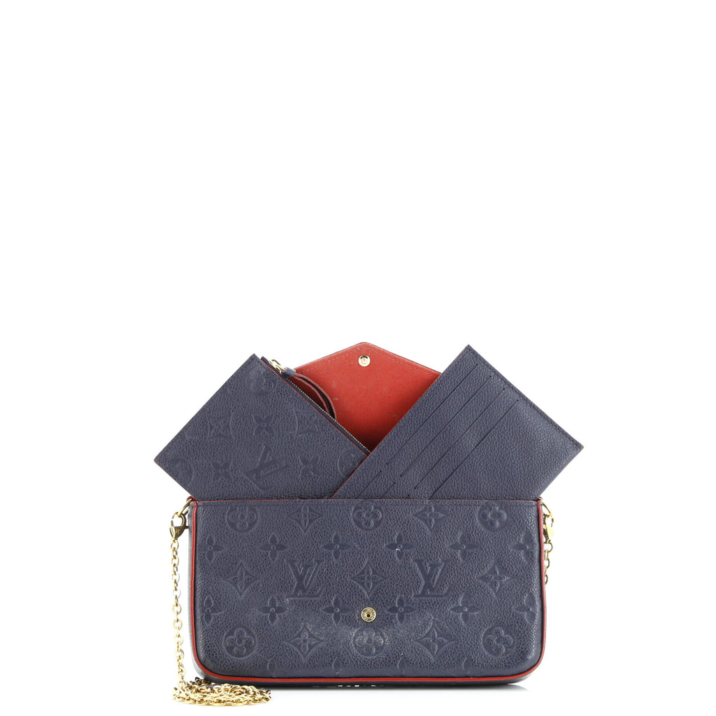 Felicie Pochette Monogram Empreinte Leather