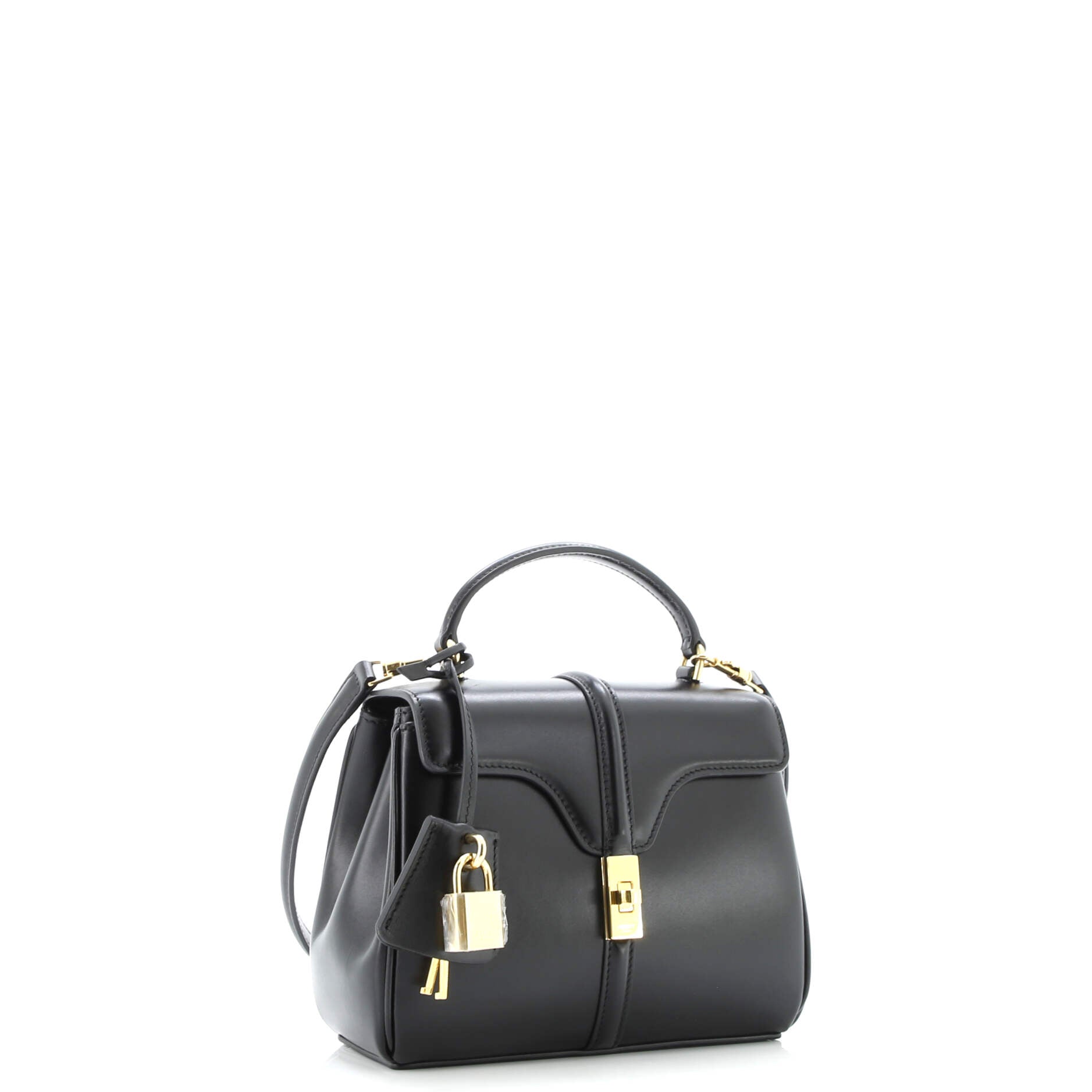 16 Top Handle Bag Smooth Calfskin Mini