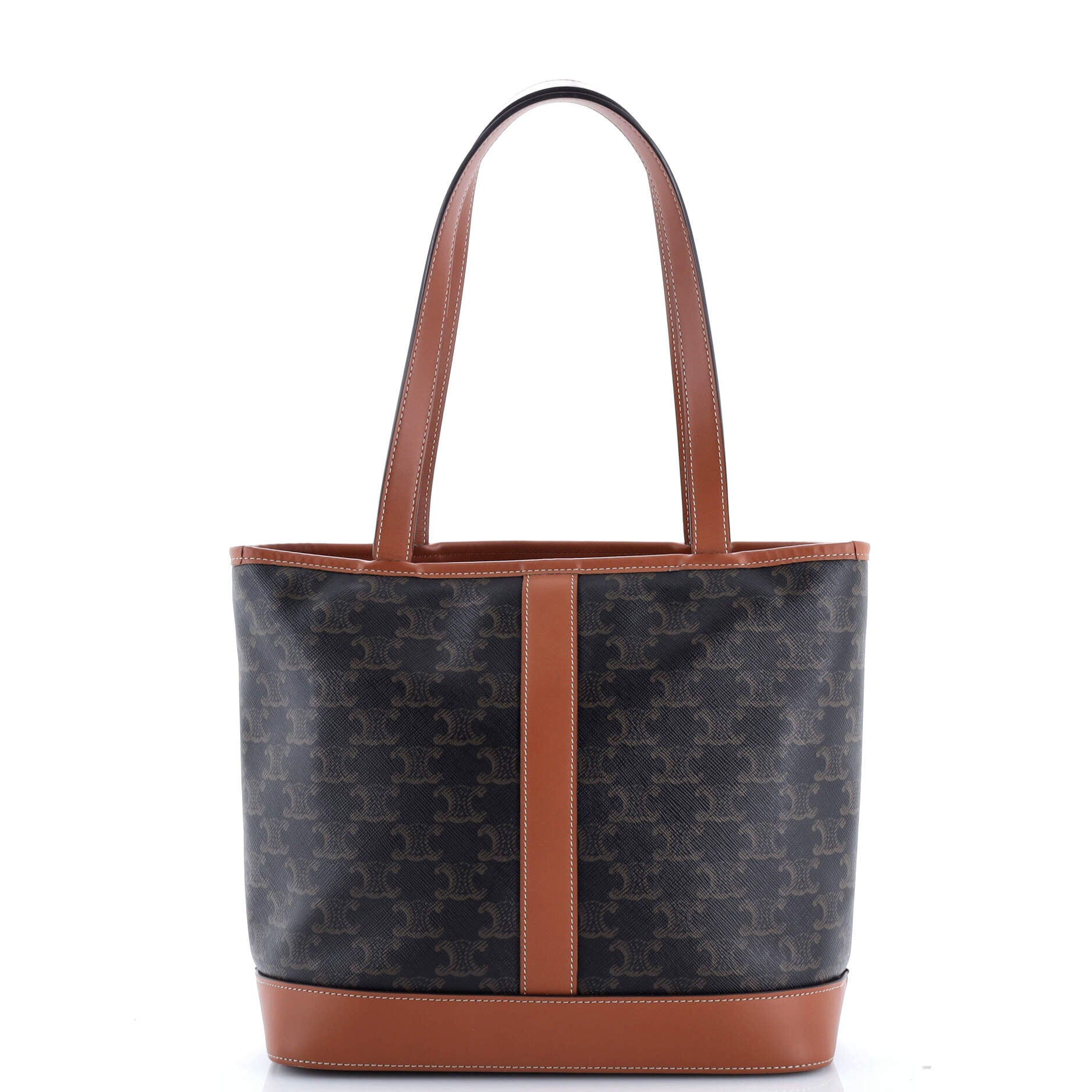 Cabas Tote Triomphe Coated Canvas Small