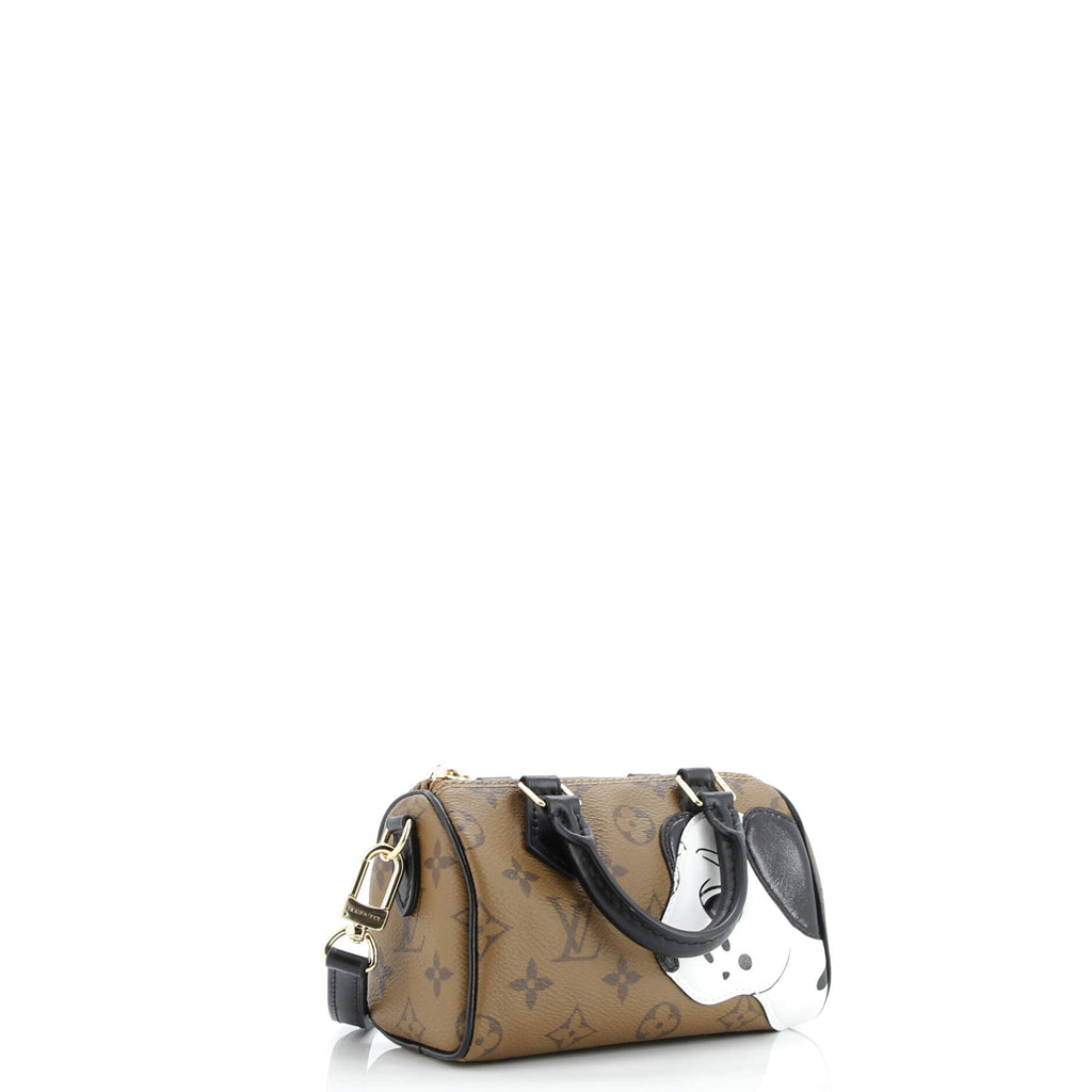 Speedy Bandouliere NM Bag Limited Edition Sun Yitian Reverse Monogram Canvas Nano