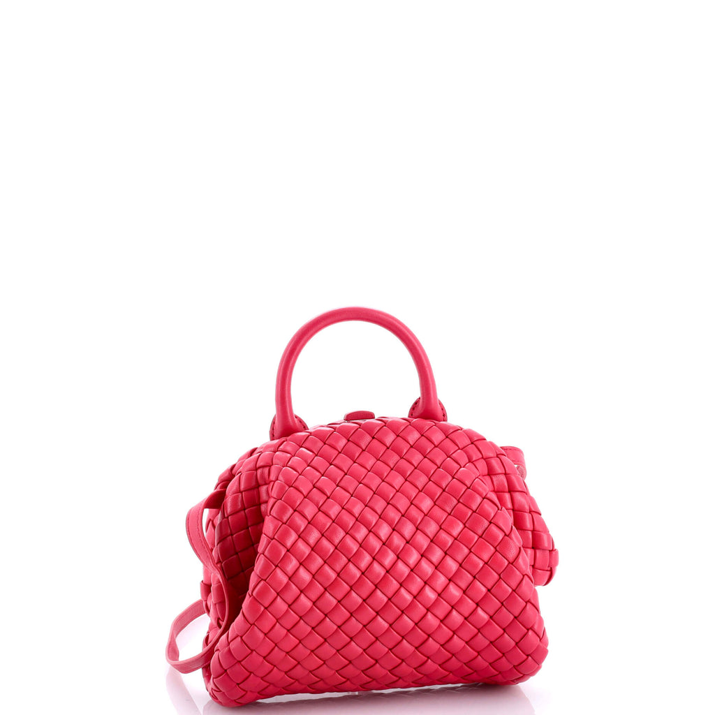 Padded Handle Tote Intrecciato Nappa Mini