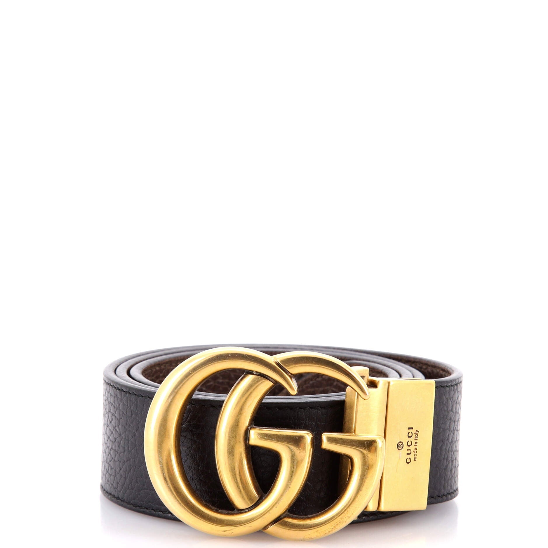 GG Marmont Reversible Belt Leather Wide