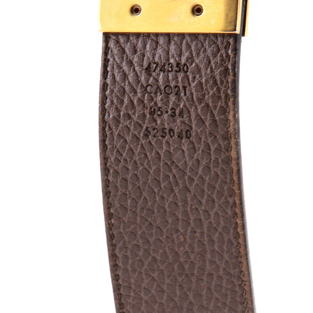 GG Marmont Reversible Belt Leather Wide