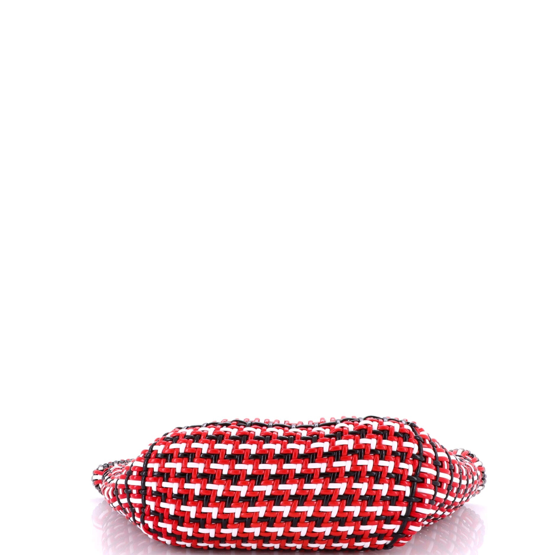 Bistro Panier Bag Woven Faux Leather Small