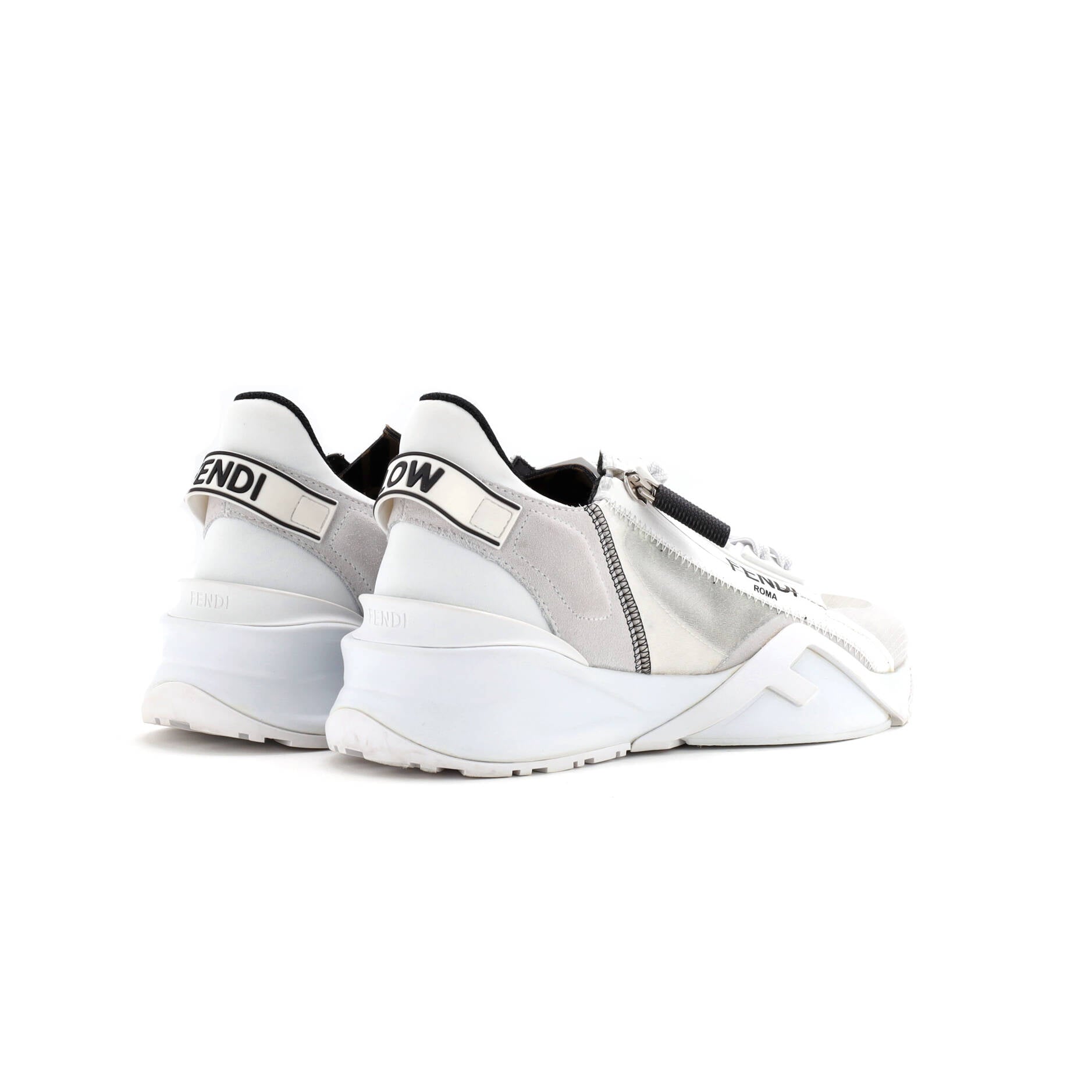 Women's Flow Low-Top Sneakers Mixed Materials
