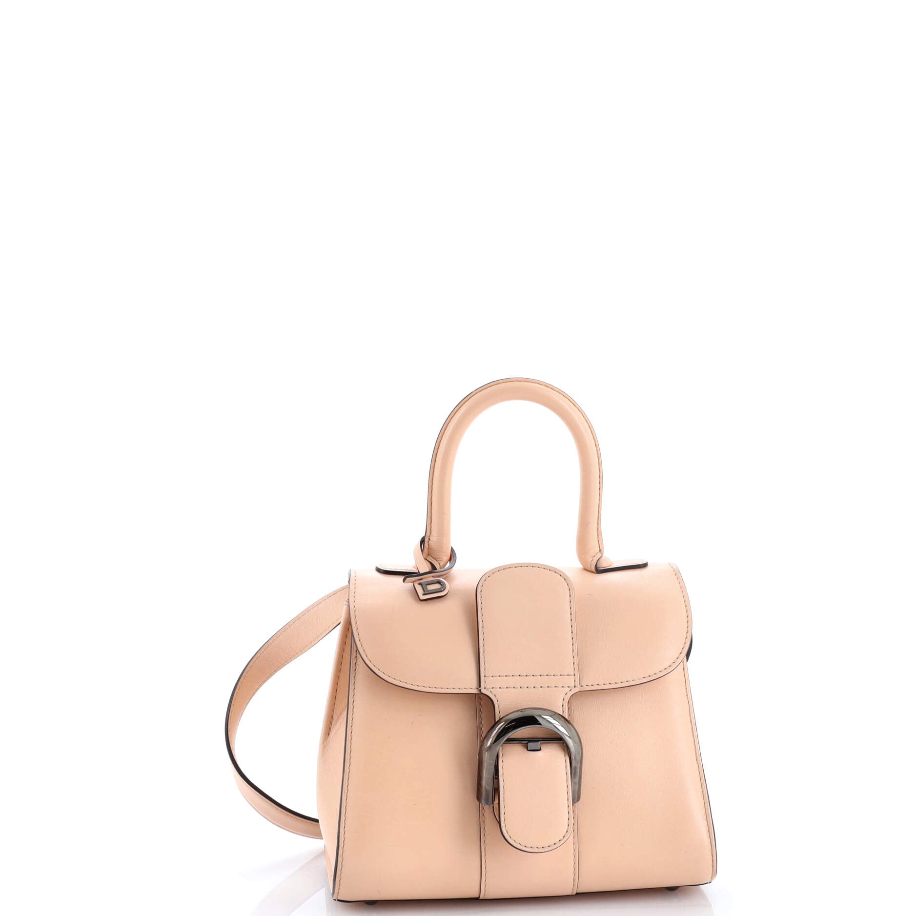Brillant Top Handle Bag Leather Mini