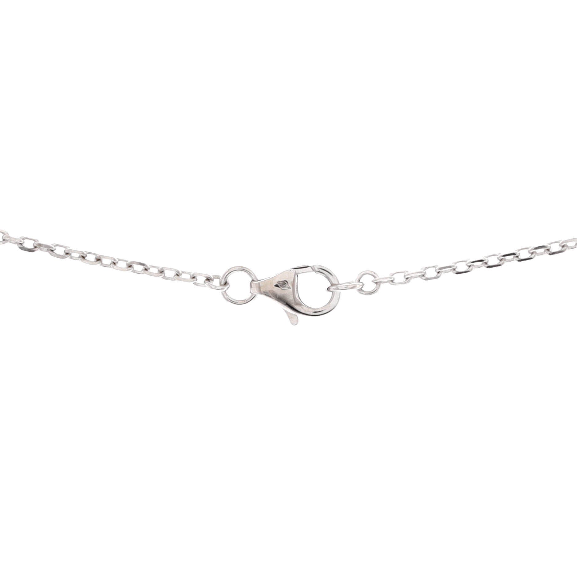 C Heart de Cartier Pendant Necklace 18K White Gold with Diamonds