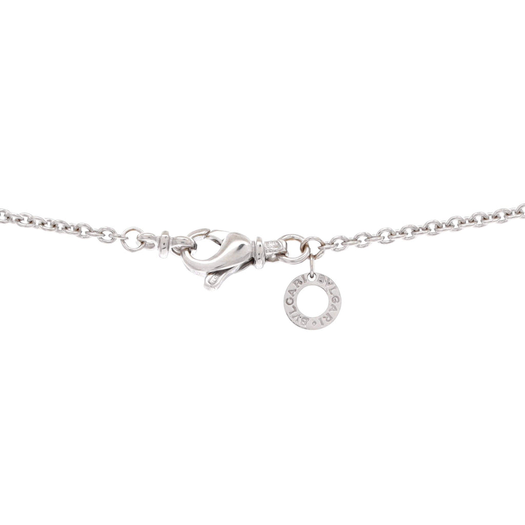 B.Zero1 Pendant Necklace 18K White Gold with Diamonds