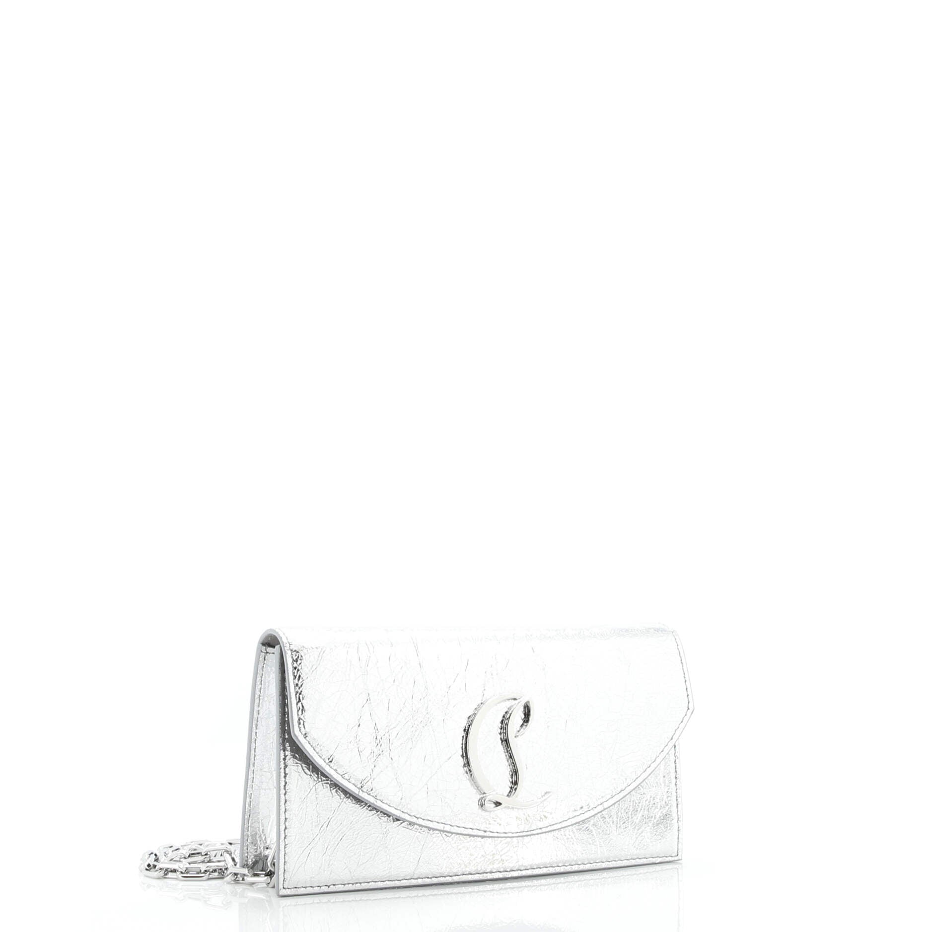 Loubi54 Chain Clutch Leather