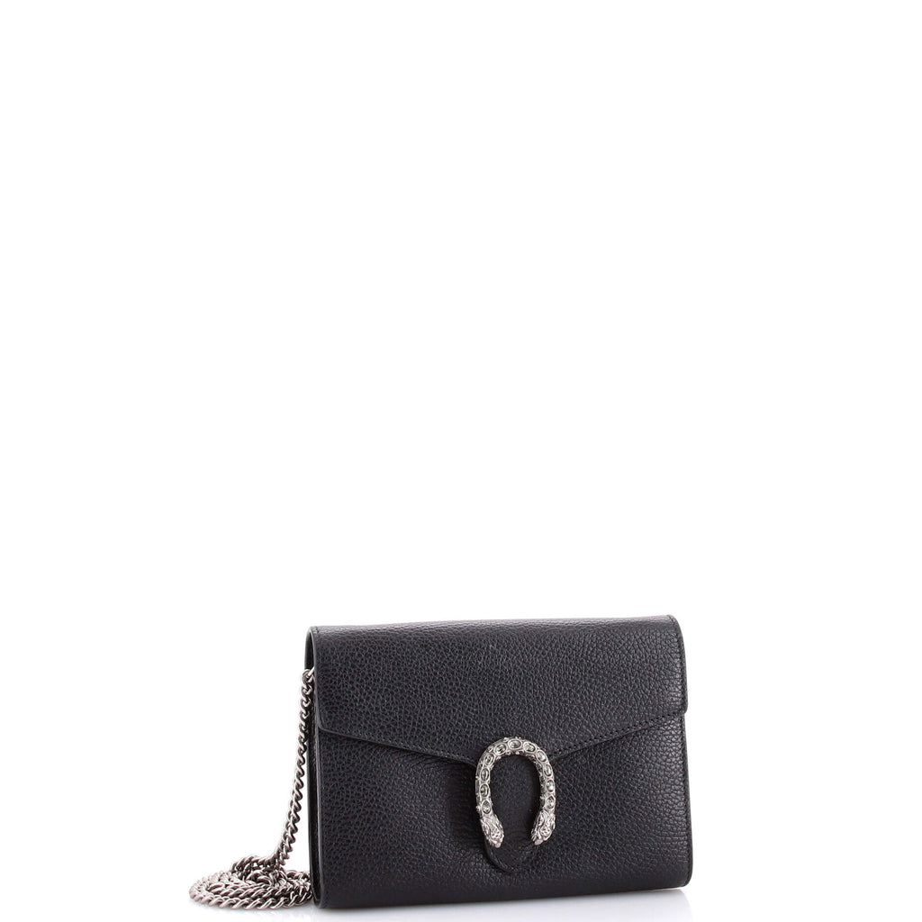 Dionysus Chain Wallet Leather with Embellished Detail Small