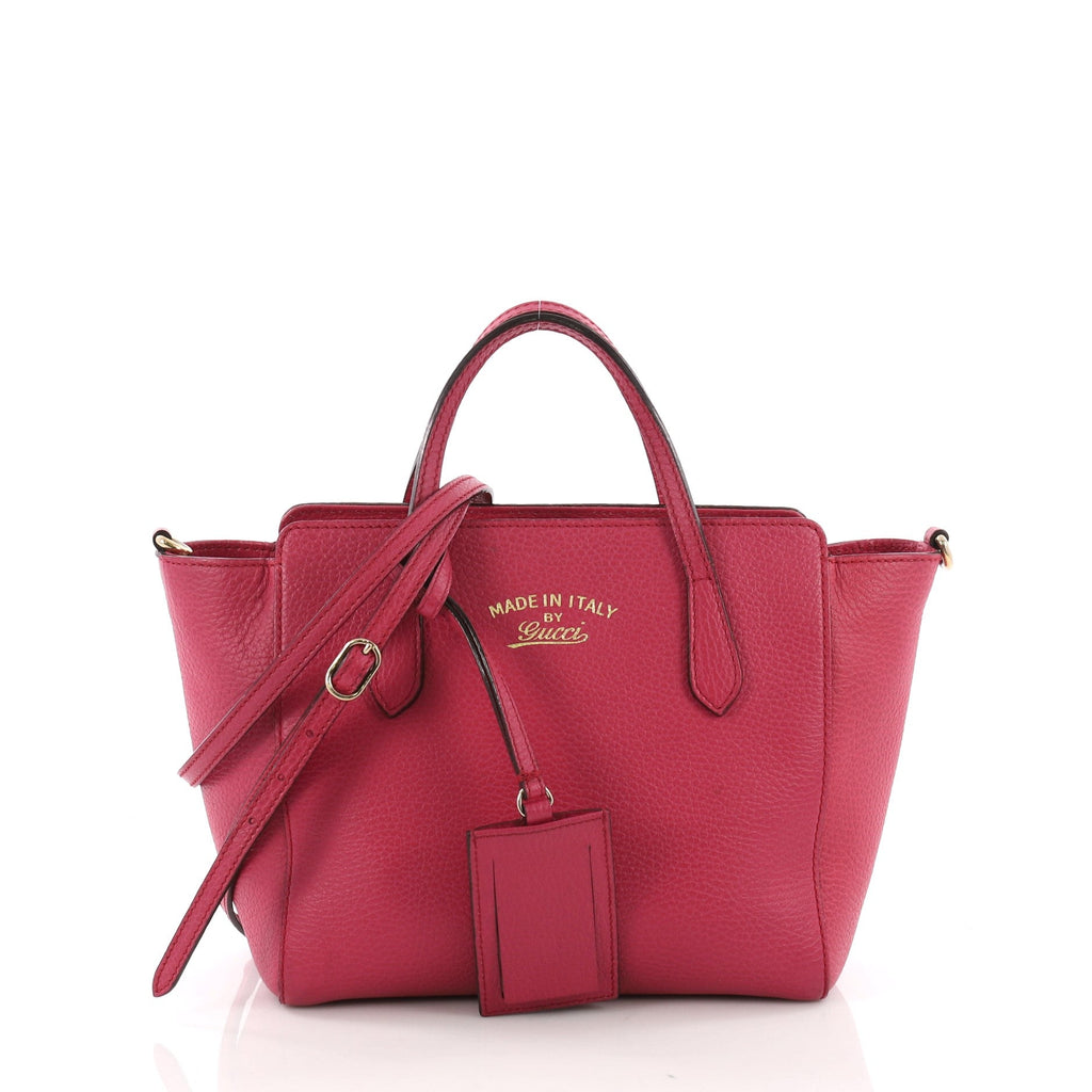 Swing Crossbody Bag Pebbled Leather Mini