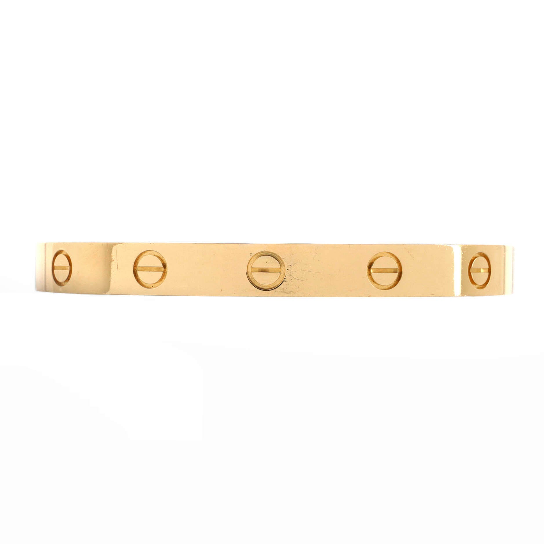 Love Cuff Bracelet 18K Yellow Gold