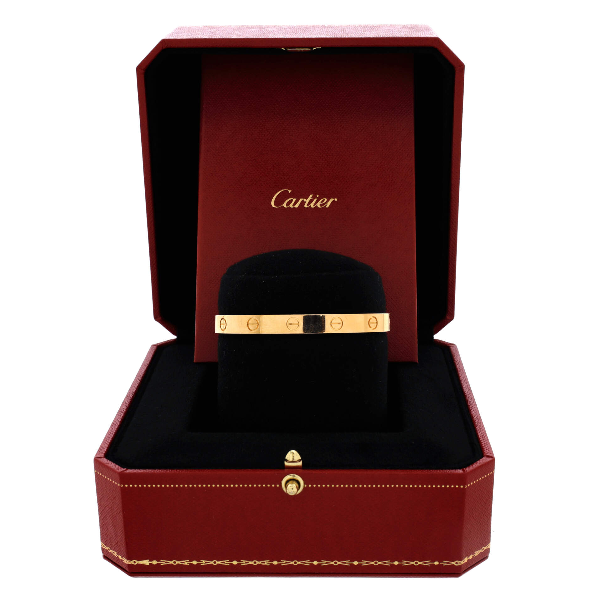 Love Cuff Bracelet 18K Yellow Gold