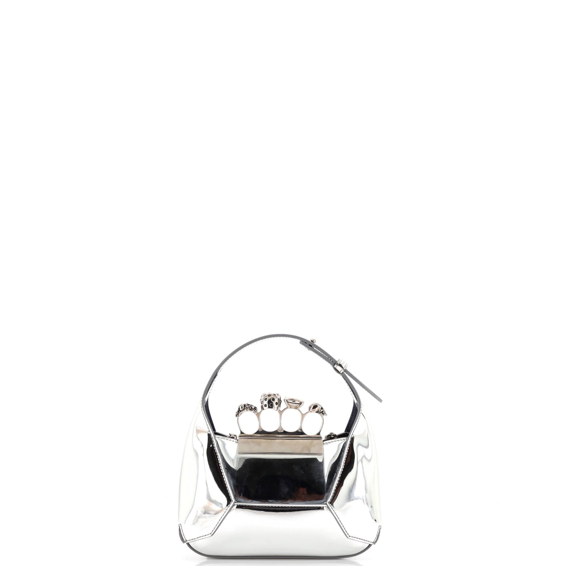 Jewelled Hobo Leather Mini