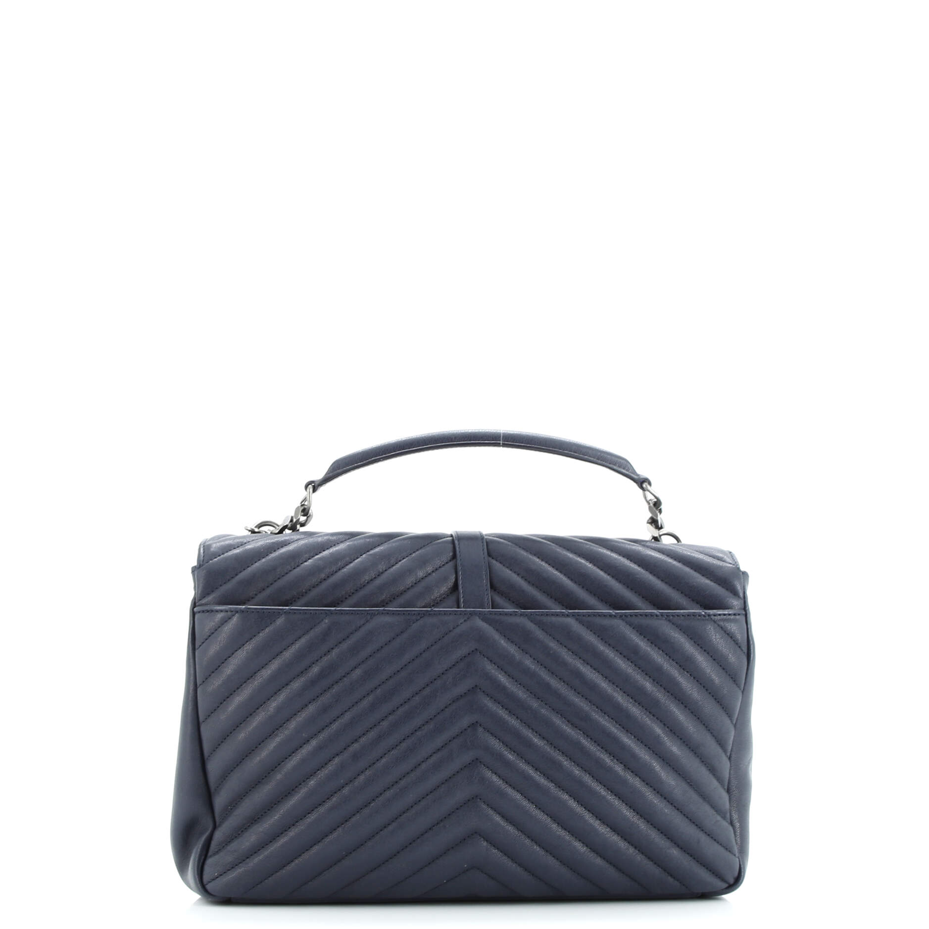 Classic Monogram College Bag Quilted Leather Large