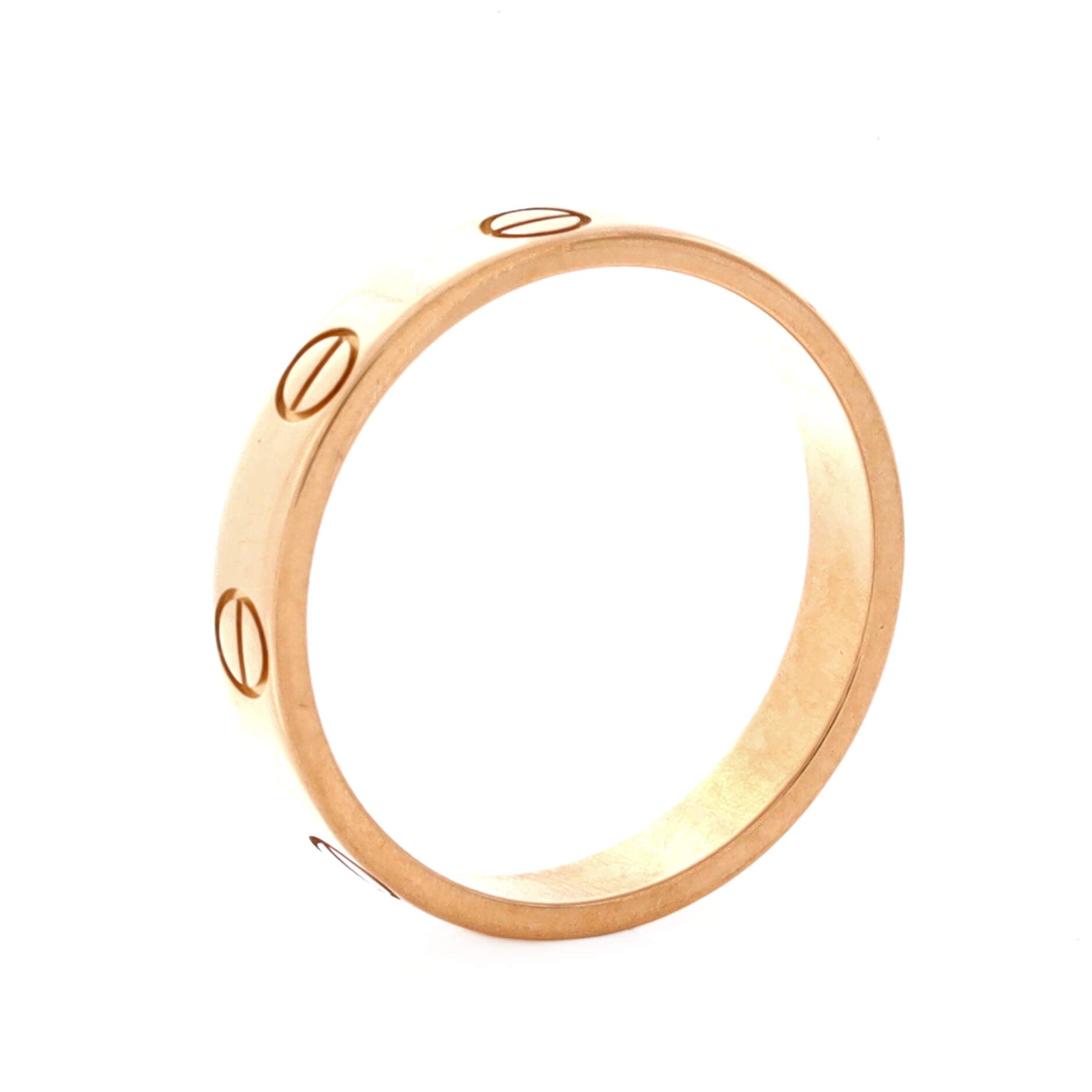 Love Wedding Band Ring 18K Rose Gold